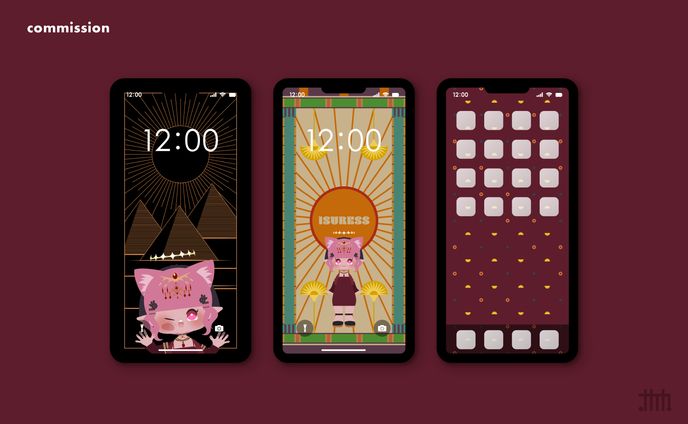 【skeb】isuress様 スマホ壁紙