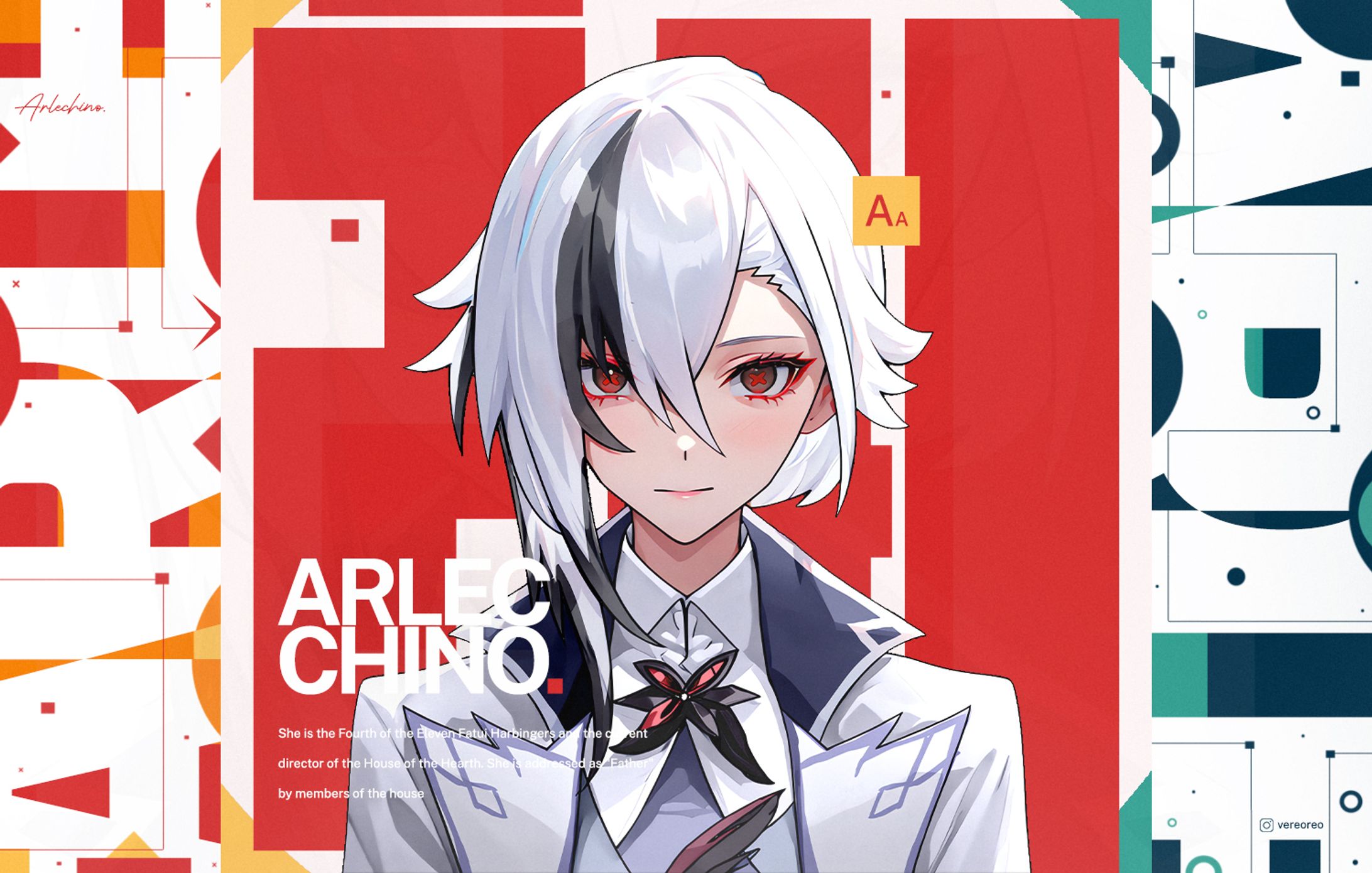 Arlecchino Wallpaper Design-1