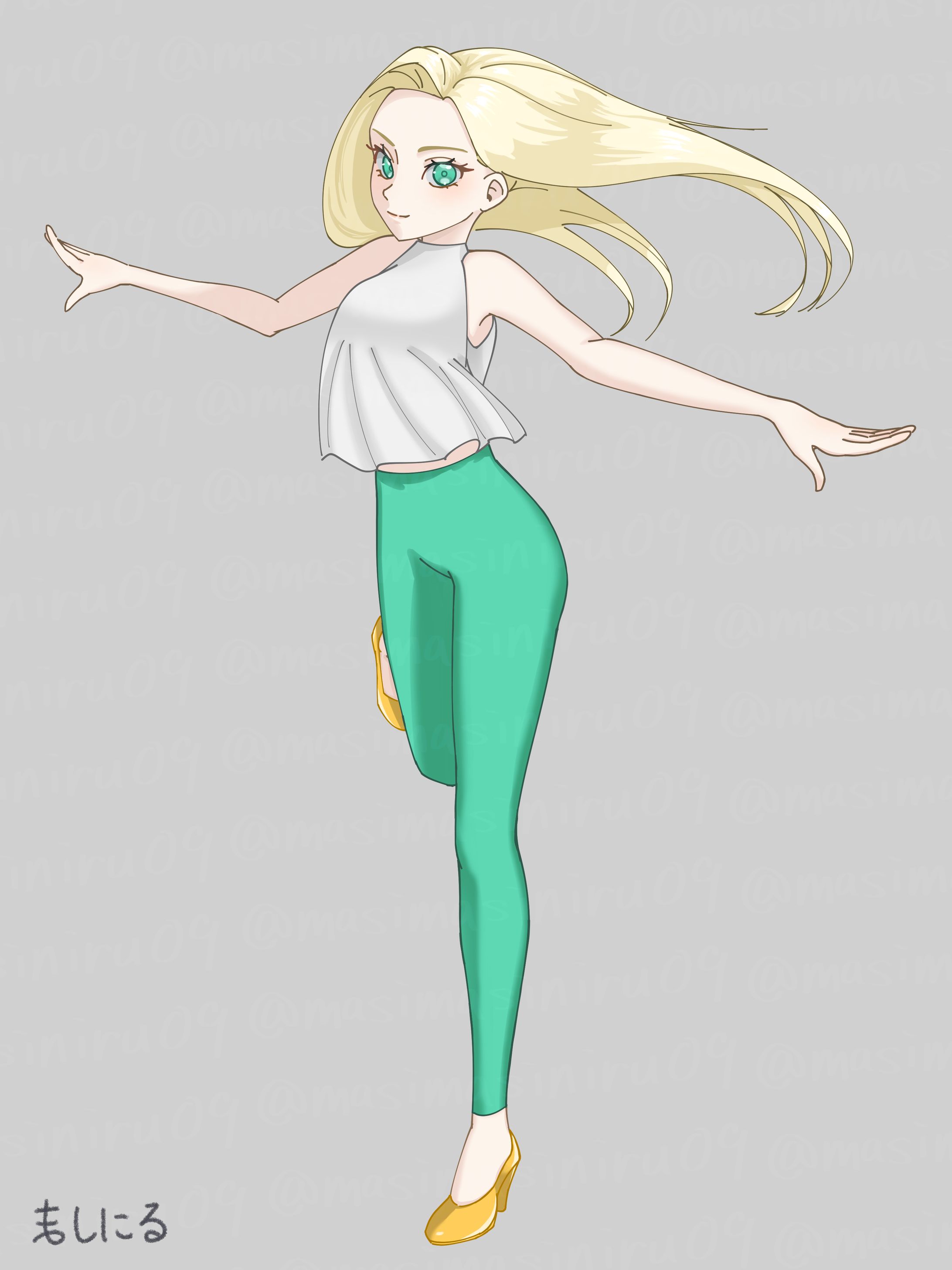 アニメ塗りイラスト-1