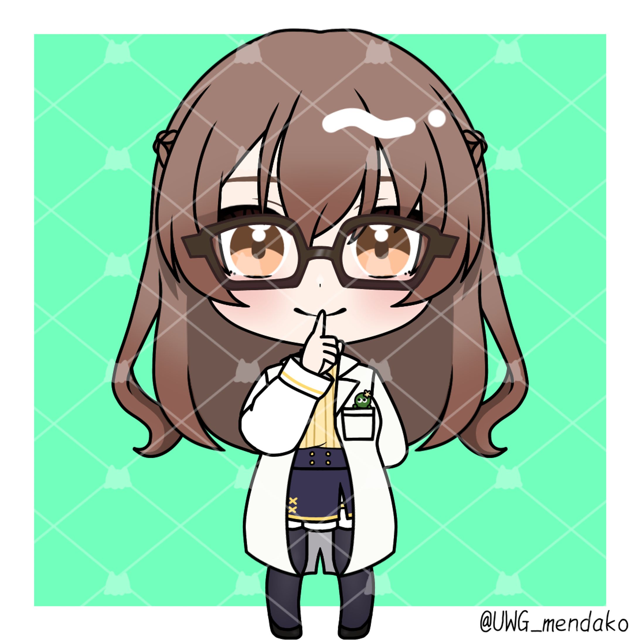 Vtuber/宇谷柚希様 活動用イラスト【お仕事】-1