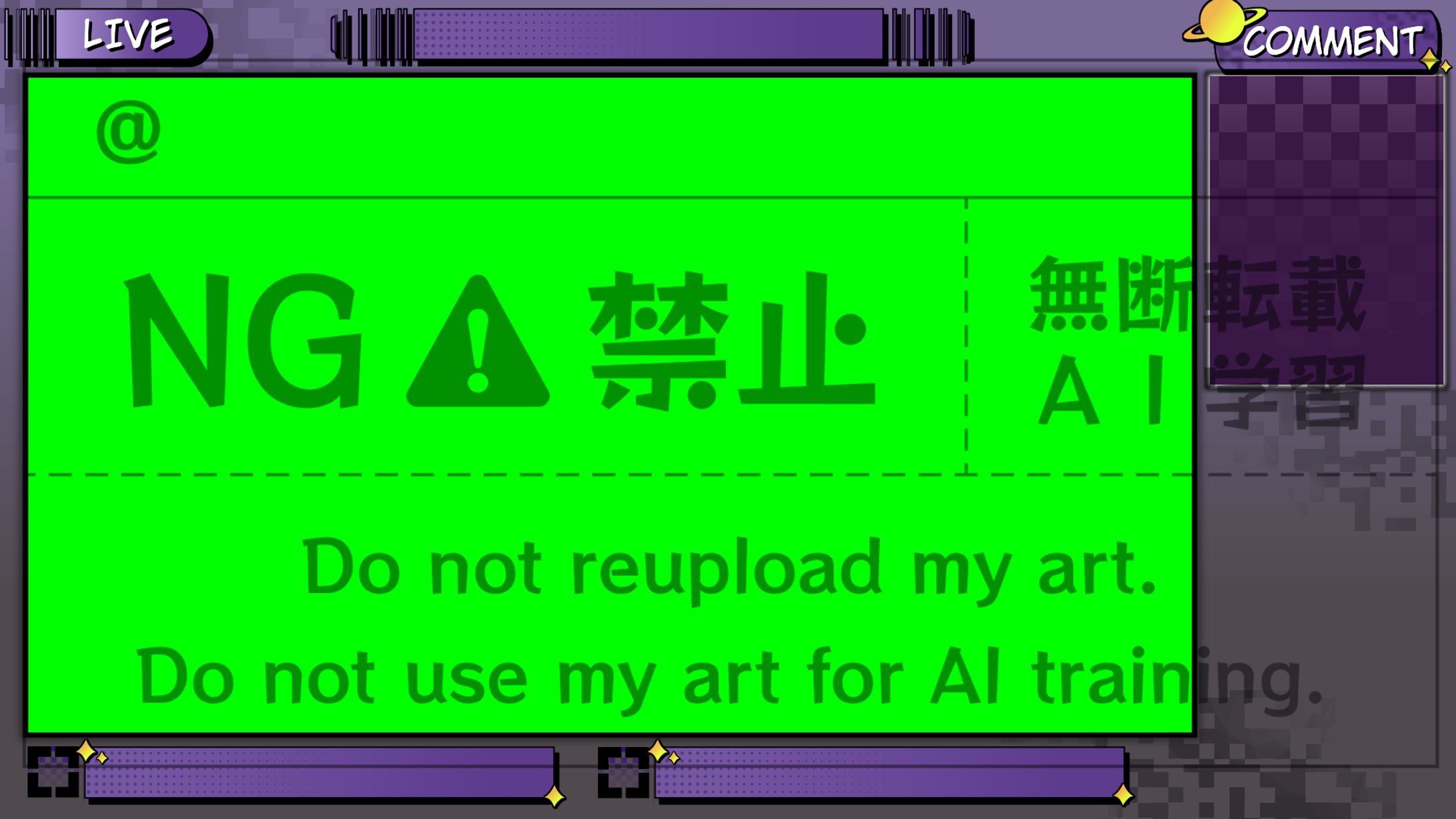 Vtuberゲーム配信オーバーレイ-1