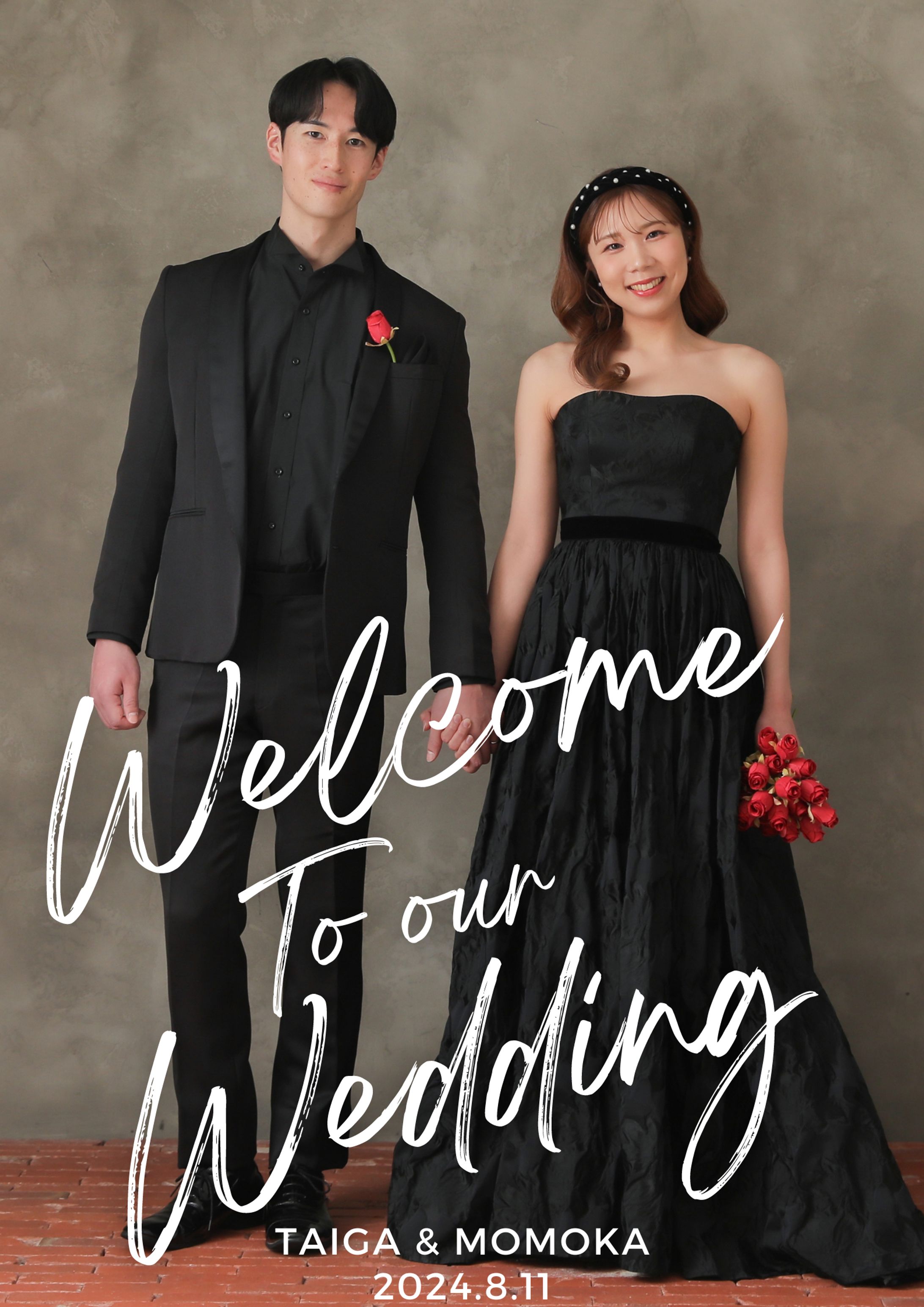 結婚式　ウェルカムボード　ポスター　カード-1