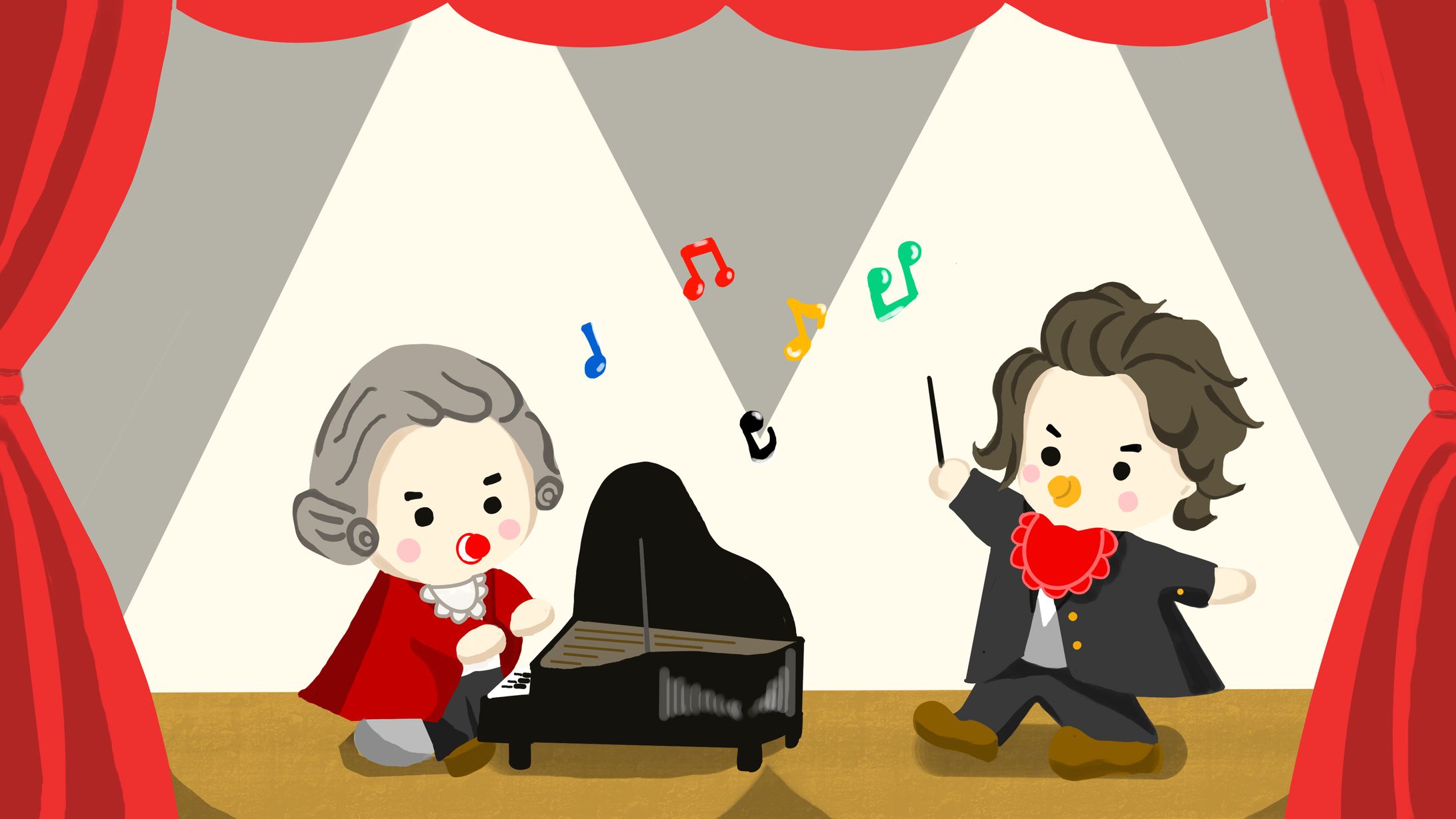 ご依頼イラスト（赤ちゃんクラッシック）-1