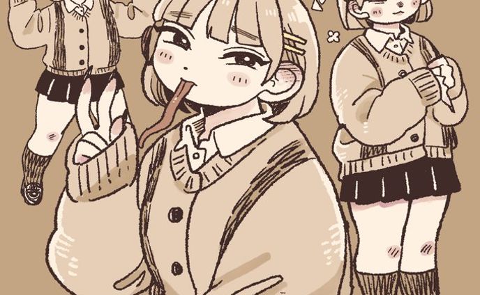 『もちもち擬人化女学生』