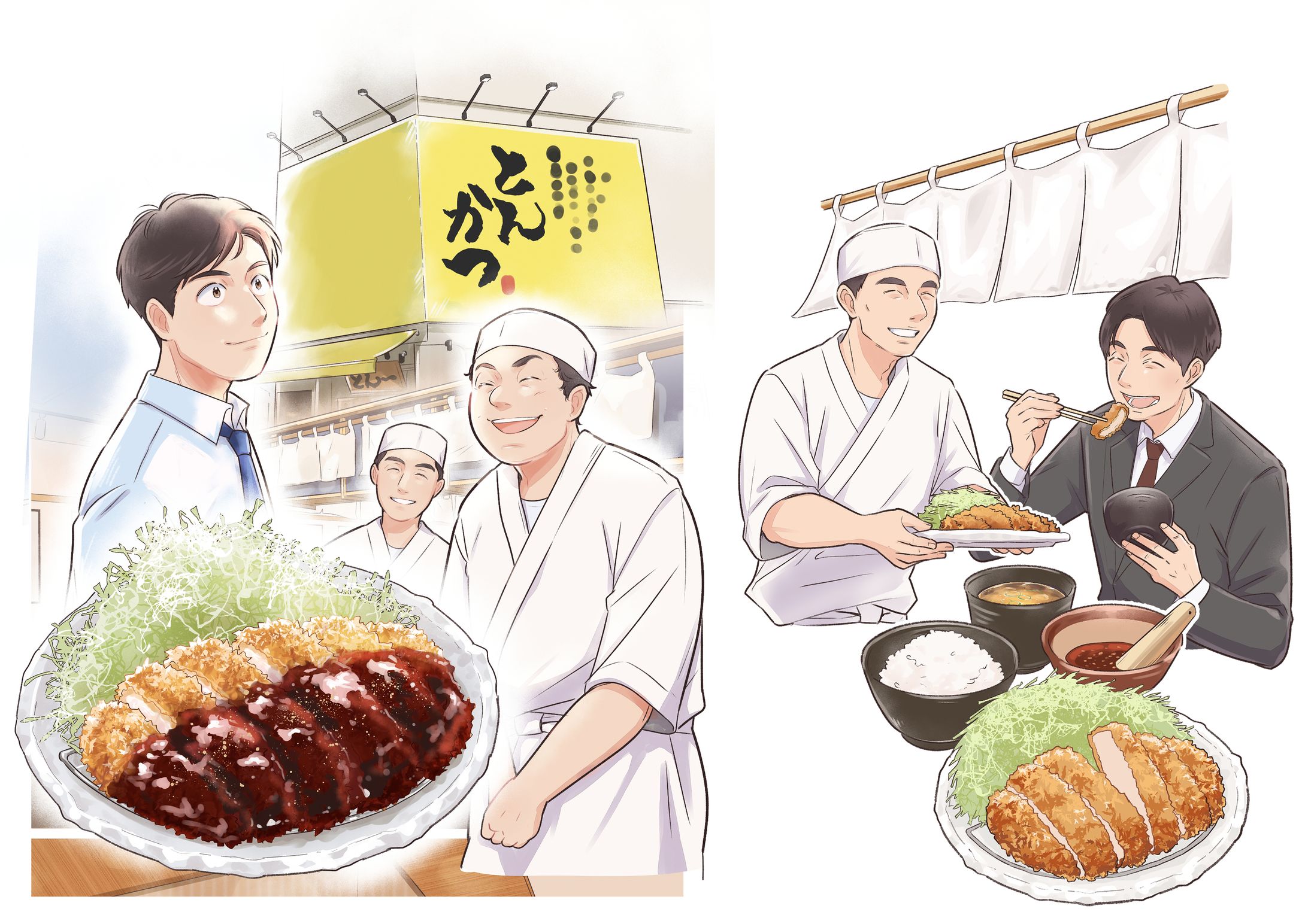 豚屋 とん一様　社内用インナー漫画-1