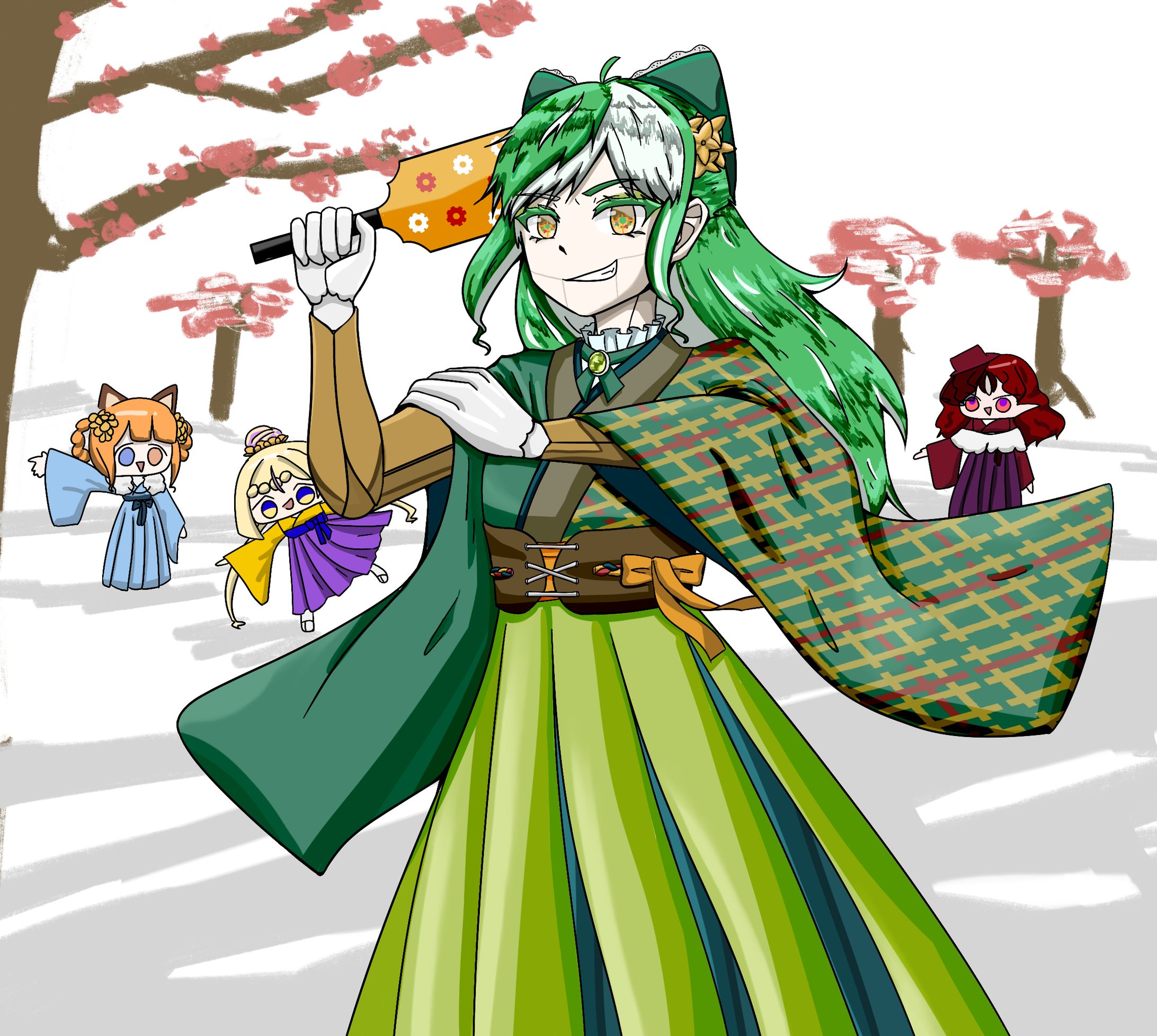2024新春衣【白卡鎮 Fanart】-1
