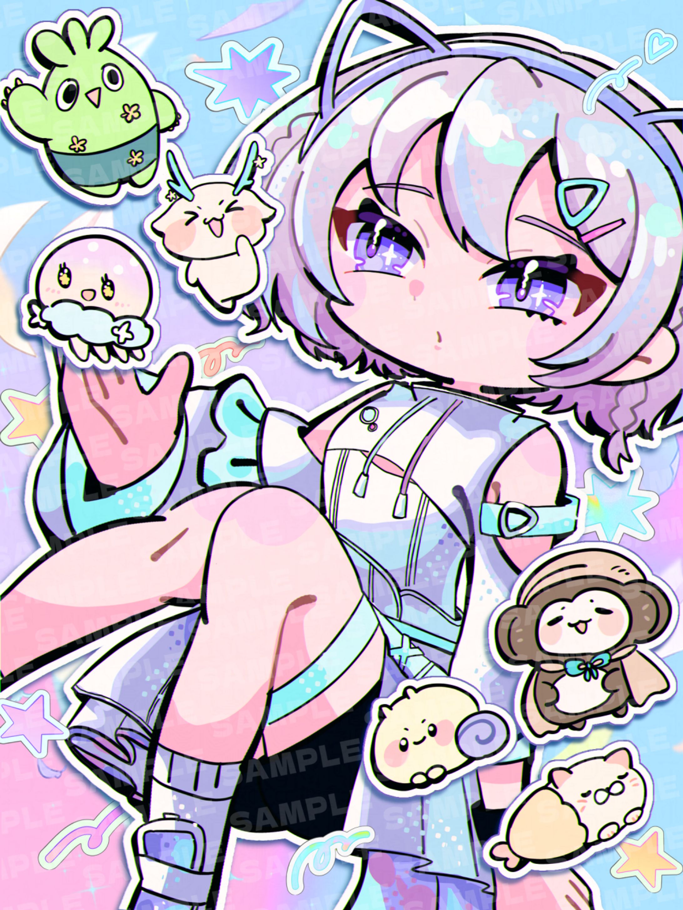 【自主制作】IRIAM公式キャラクター【ファンアート】-1