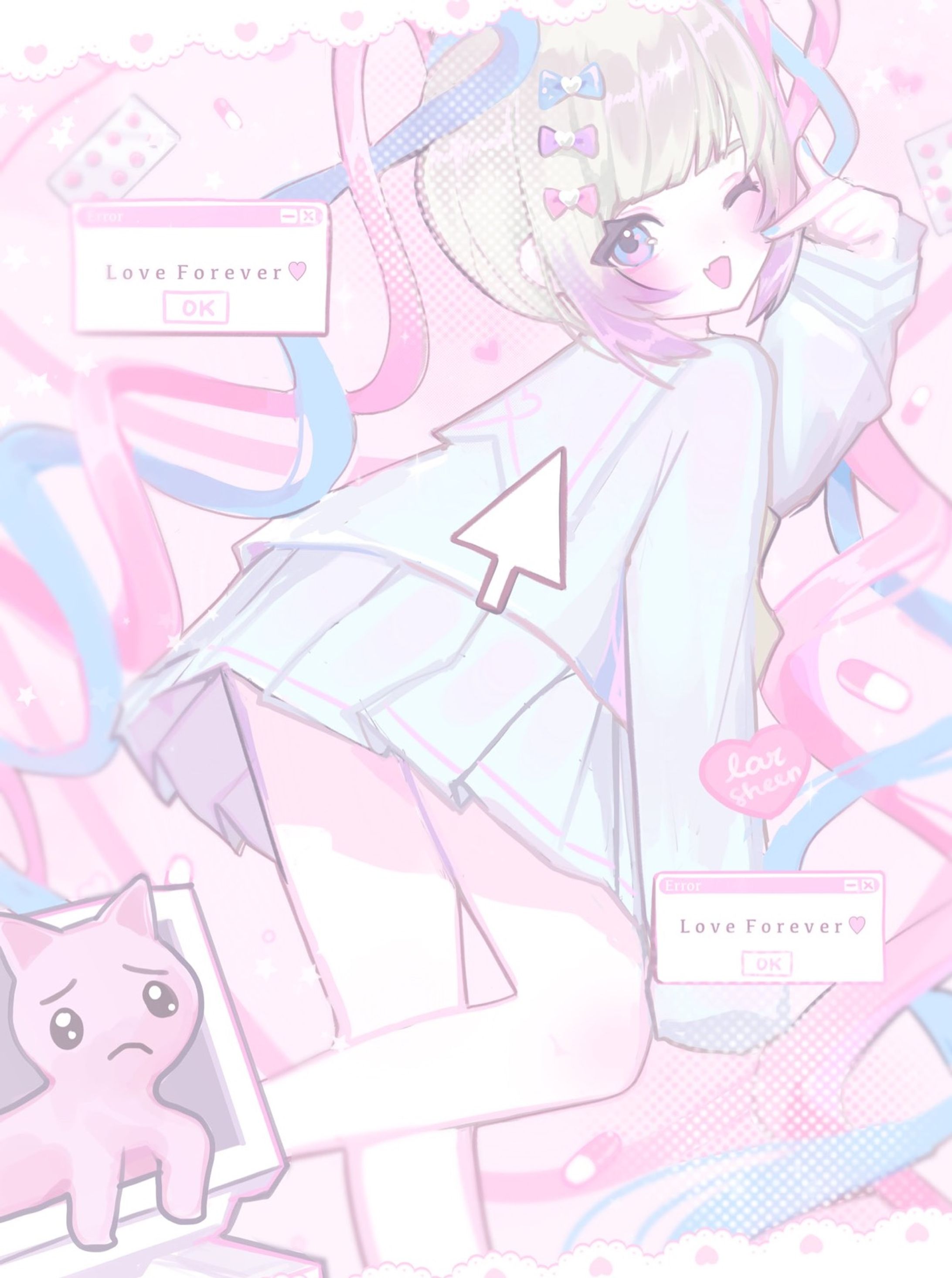 困ってる女の子の過剰摂取 🧬-1