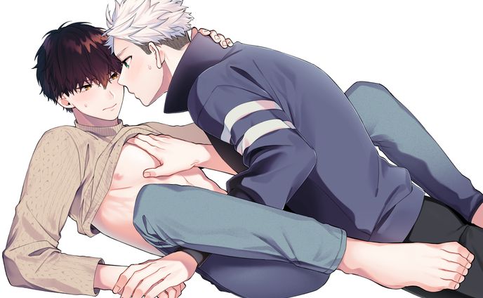 【商業BL】単行本使用イラスト