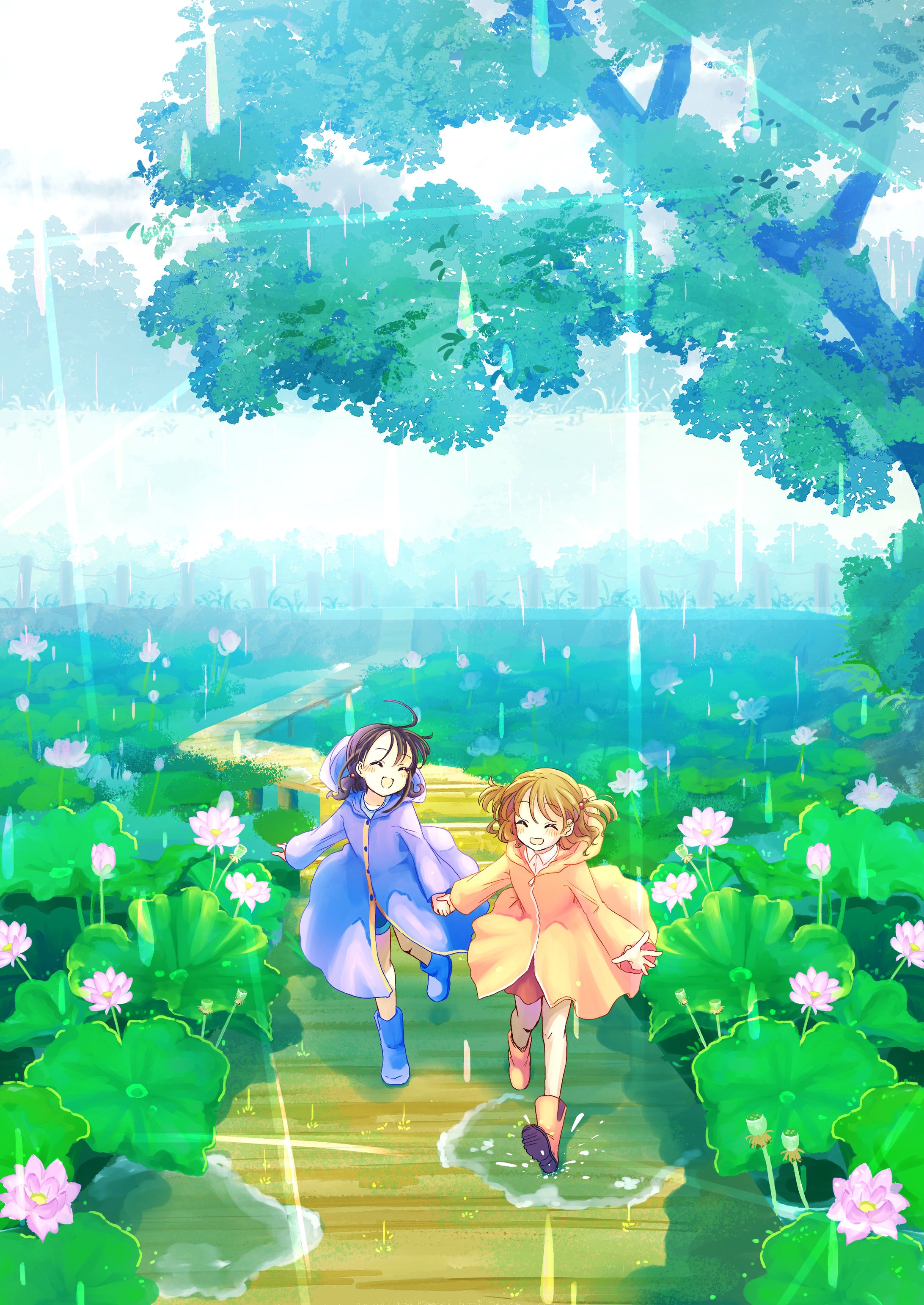 Illustrations - ふたり風景-1