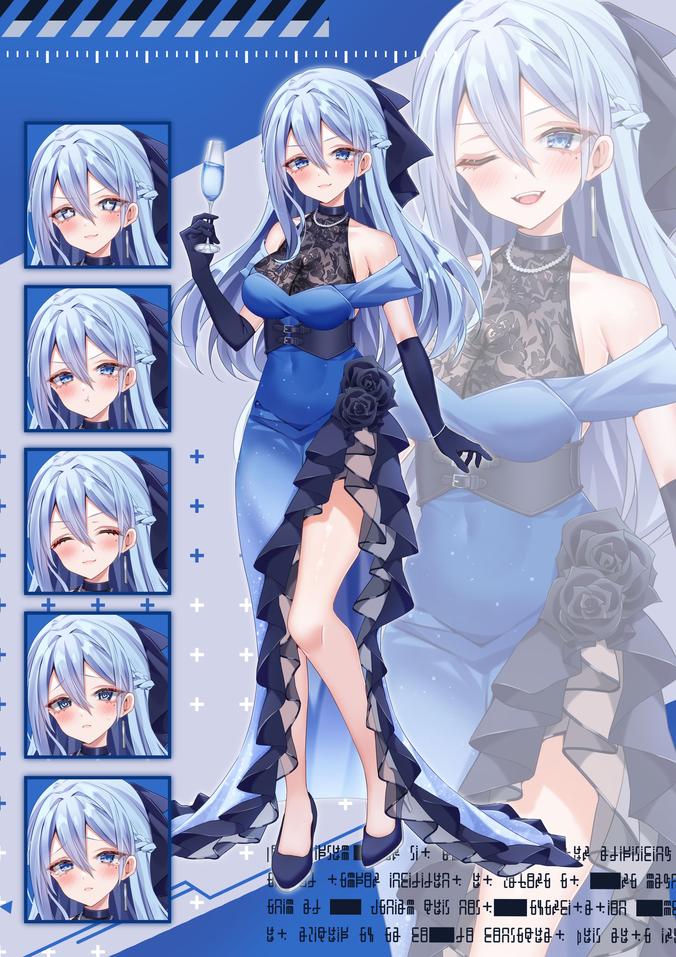 セレステ・ブーケ様　新衣装　ご依頼絵-1