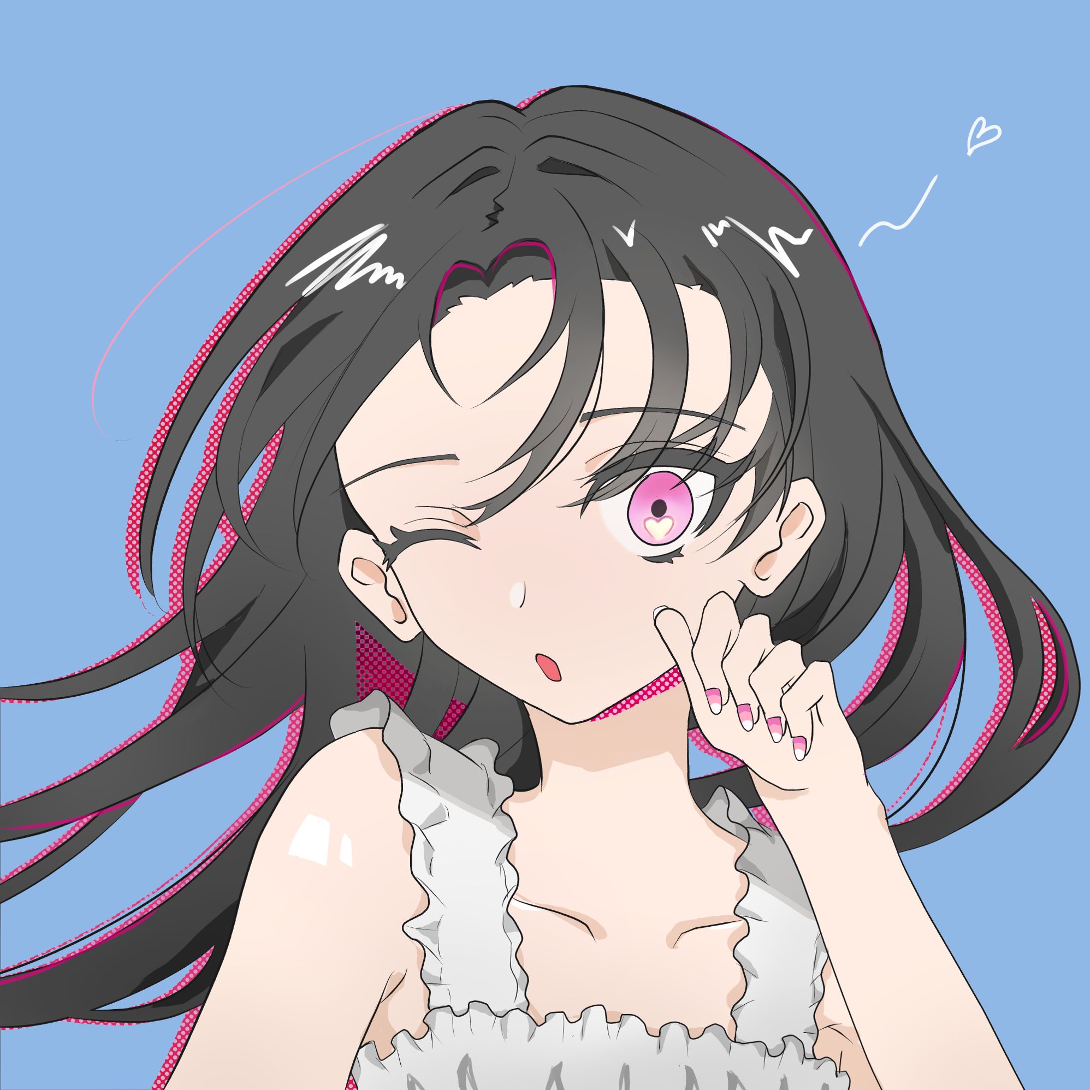 ポップな絵柄のイラスト（３枚）-1