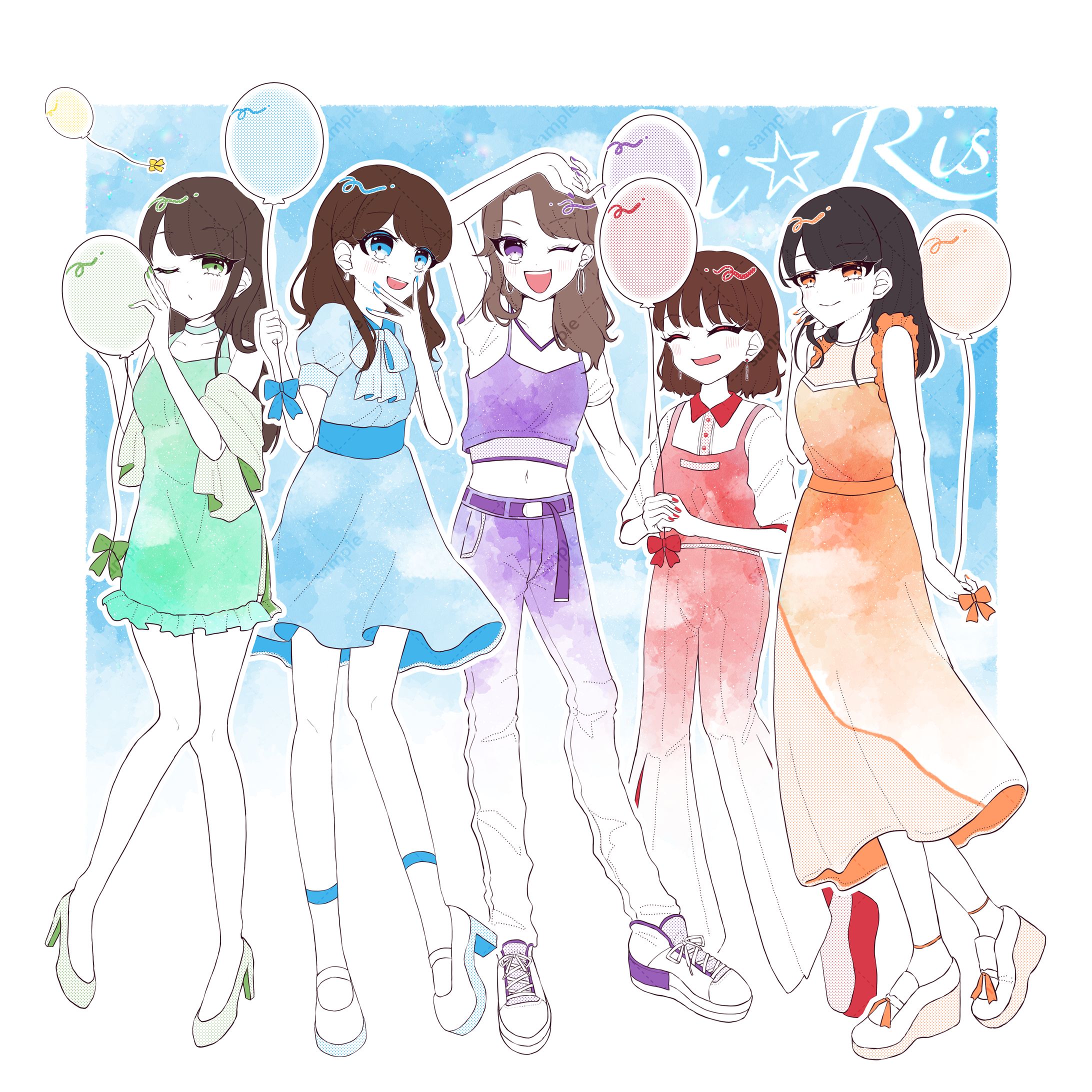 i☆Risファンアートフェスイラスト-1