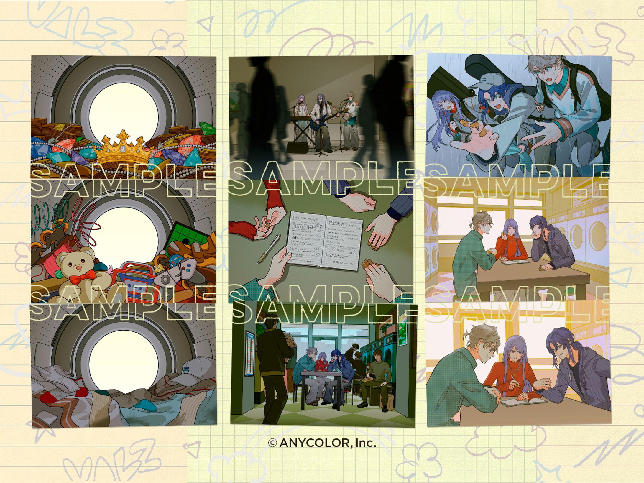 【Client work】VΔLZ「むてきのおうさま」MV　イラスト・衣装デザイン-1