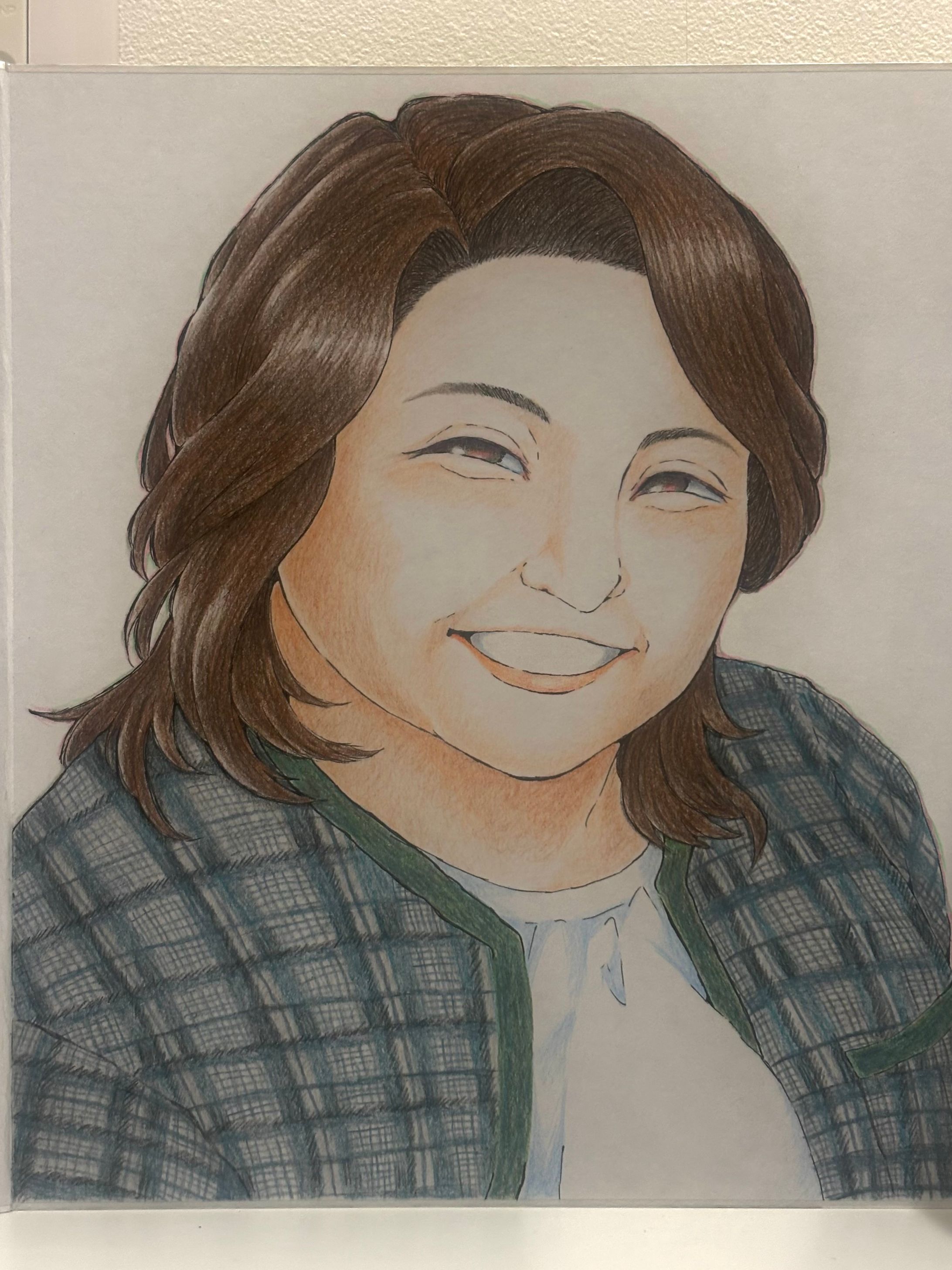似顔絵色紙(個人依頼)-1