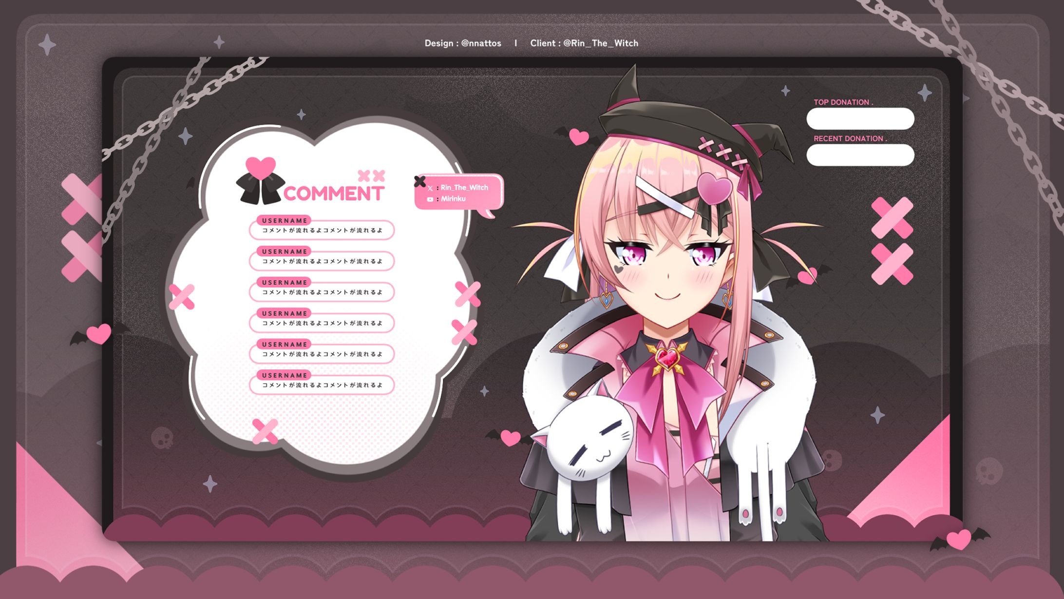Commission : Stream Overlay | Schedule-1