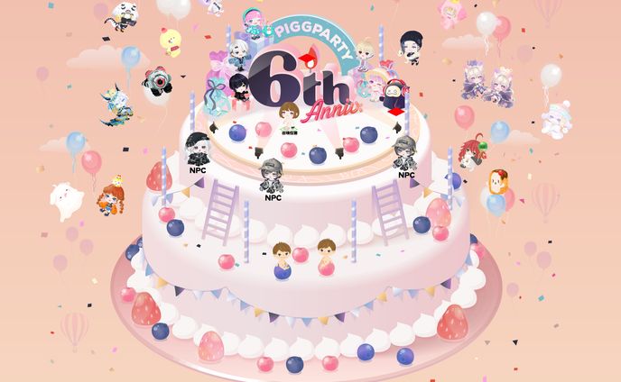 6thお祝いケーキエリア