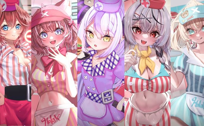 【二次創作】HoloX ✖️アメリカダイナー