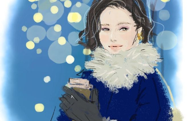 【お仕事】
化粧品メーカー様LINE公式アカウント
イラスト担当しました✨

冬のイルミネーションがイメージです❄️

（裏話）
立て込んでいる時〆切を思いっきり間違え
#クリップスタジオ で30分ほどで一気に仕上げました。
なので普段のイラレタッチとは違う雰囲気に
仕上がりました💦
全く誇れる事ではないですが描き方の活路は
見いだせました😅