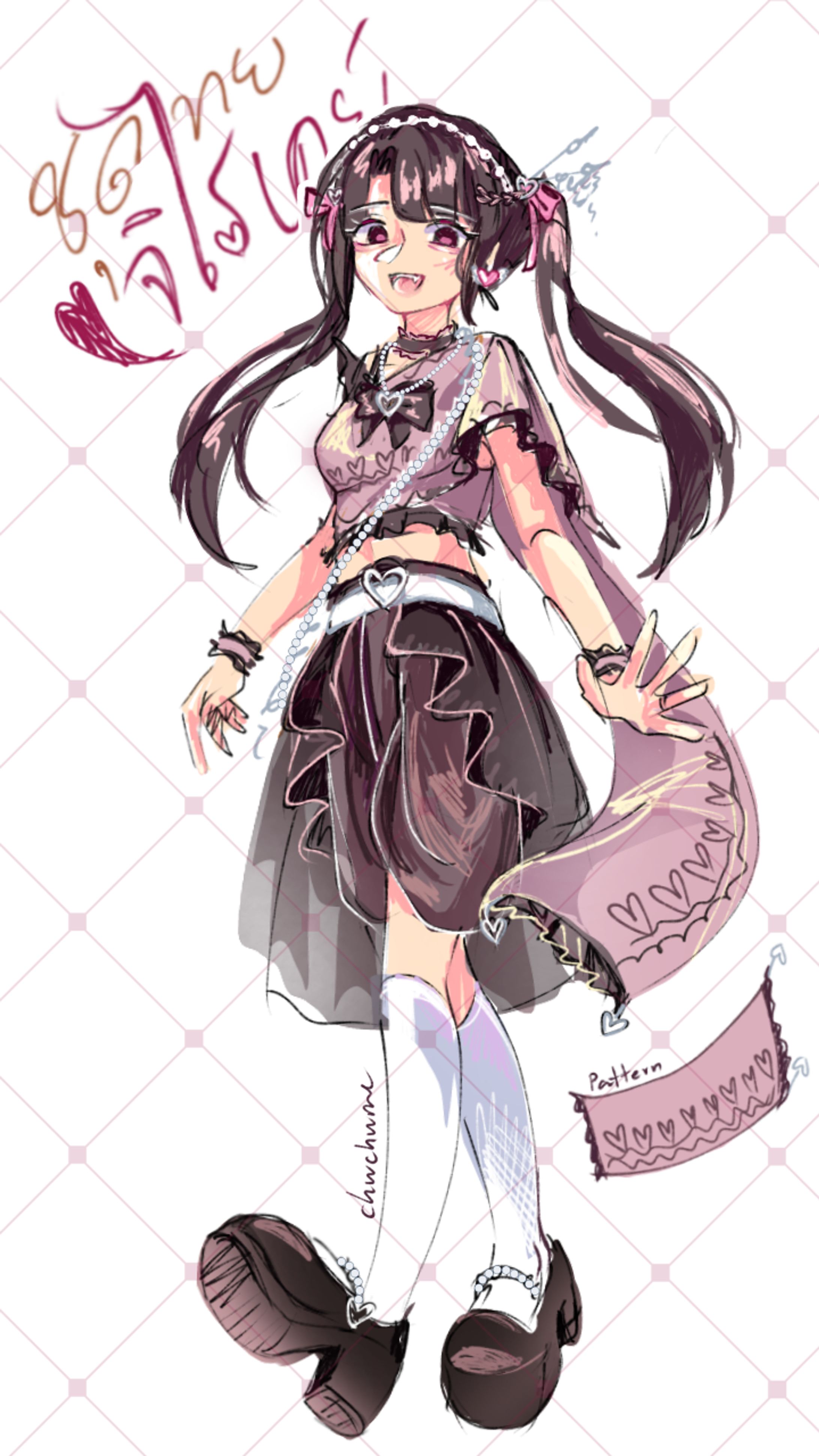 Chut Thai Jirai kei character design -1