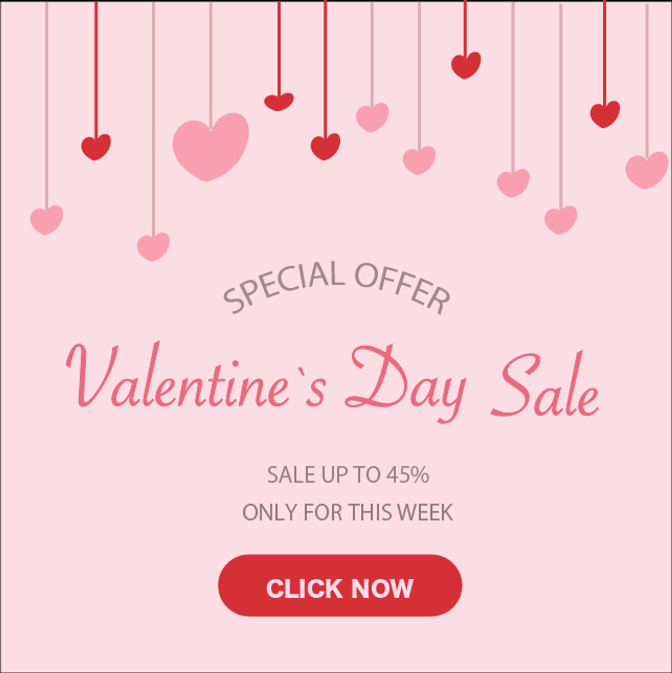 バレンタイン　バナー　セール-1