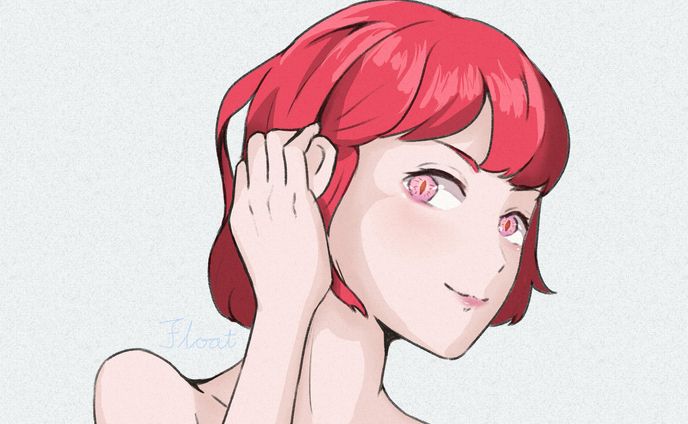 赤髪ショート