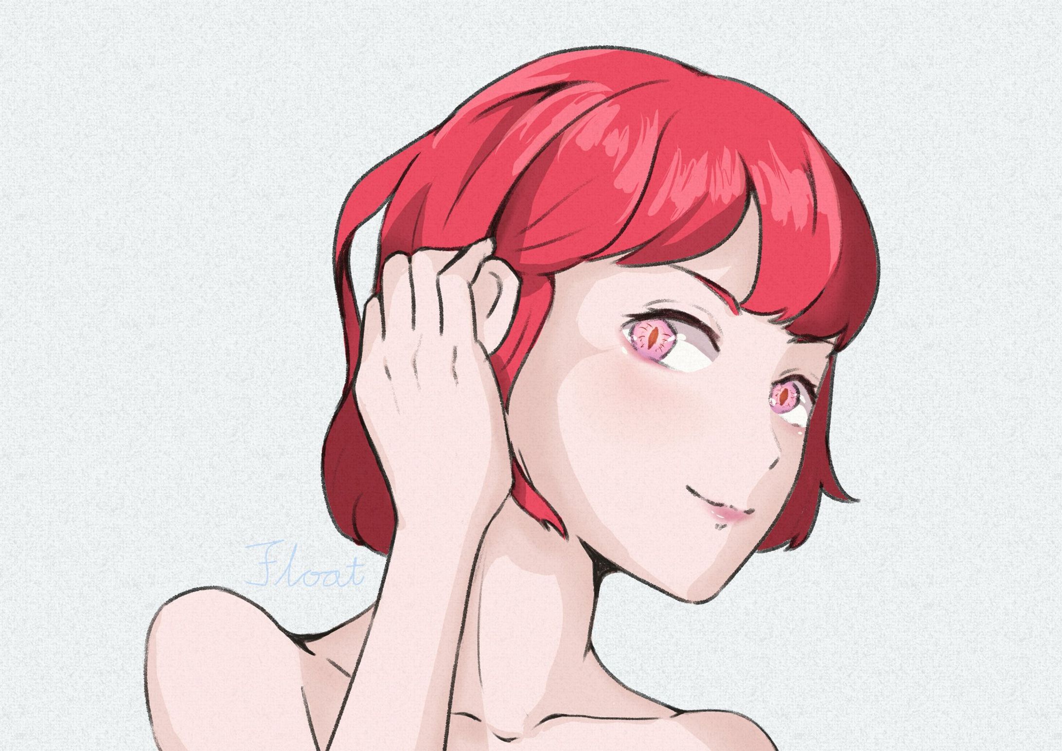 赤髪ショート-1