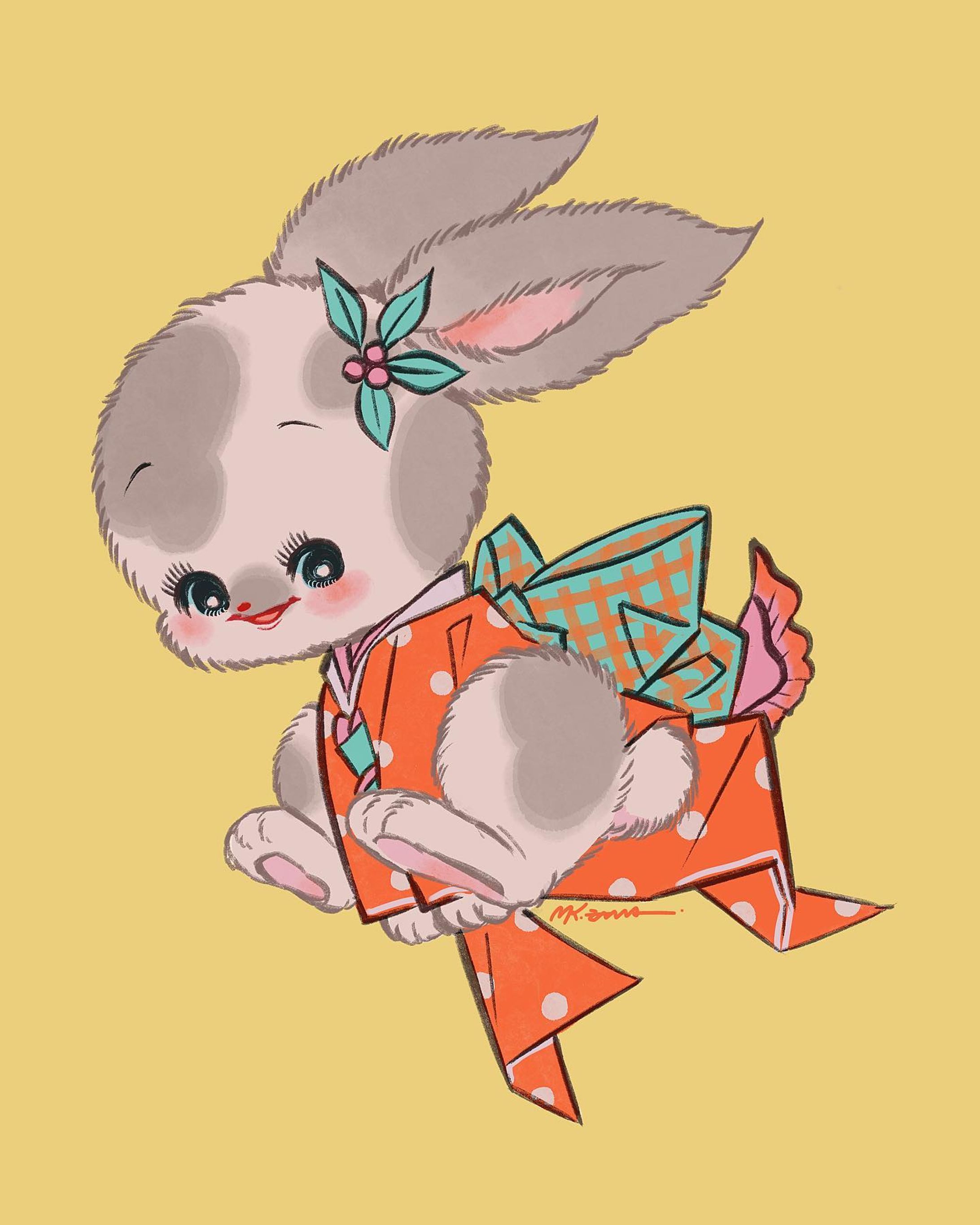 【works】

ポストカード用に来年の干支、
卯の絵を描かせていただきました🐰🌸

----------------

Cl：東京キッチュ様
@tokyokitsch 

お店では11/10(木)〜12/4(日)の期間、
ウサギセレクションが開催されるそうです🐇🌼
店頭にて1000円以上のお買い物をすると、こちらの絵のポストカードが貰えるそうですので、ぜひチェックしてみてください〜🌸

#illustration #art #graphic  #postcard  #graphicdesign  #artwork #rabbit #兎 #うさぎ #ウサギ #イラスト #年賀状 #2023  #卯 #卯年-1