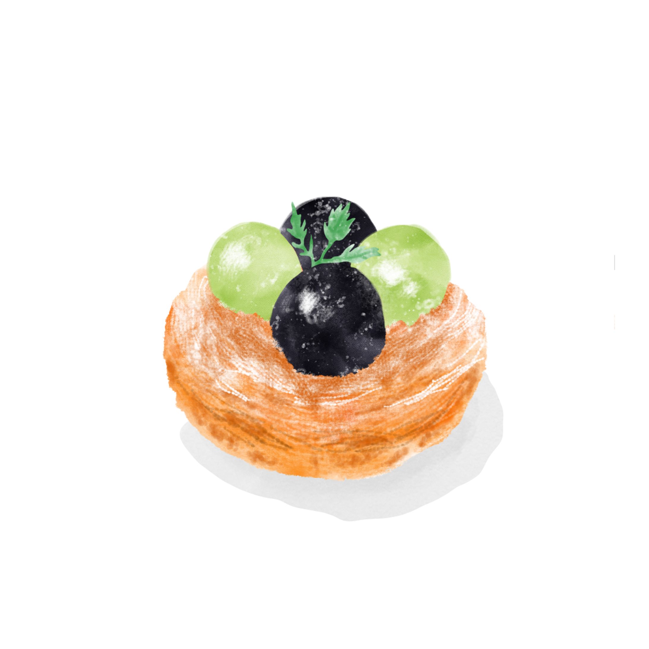 葡萄のデニッシュ-1