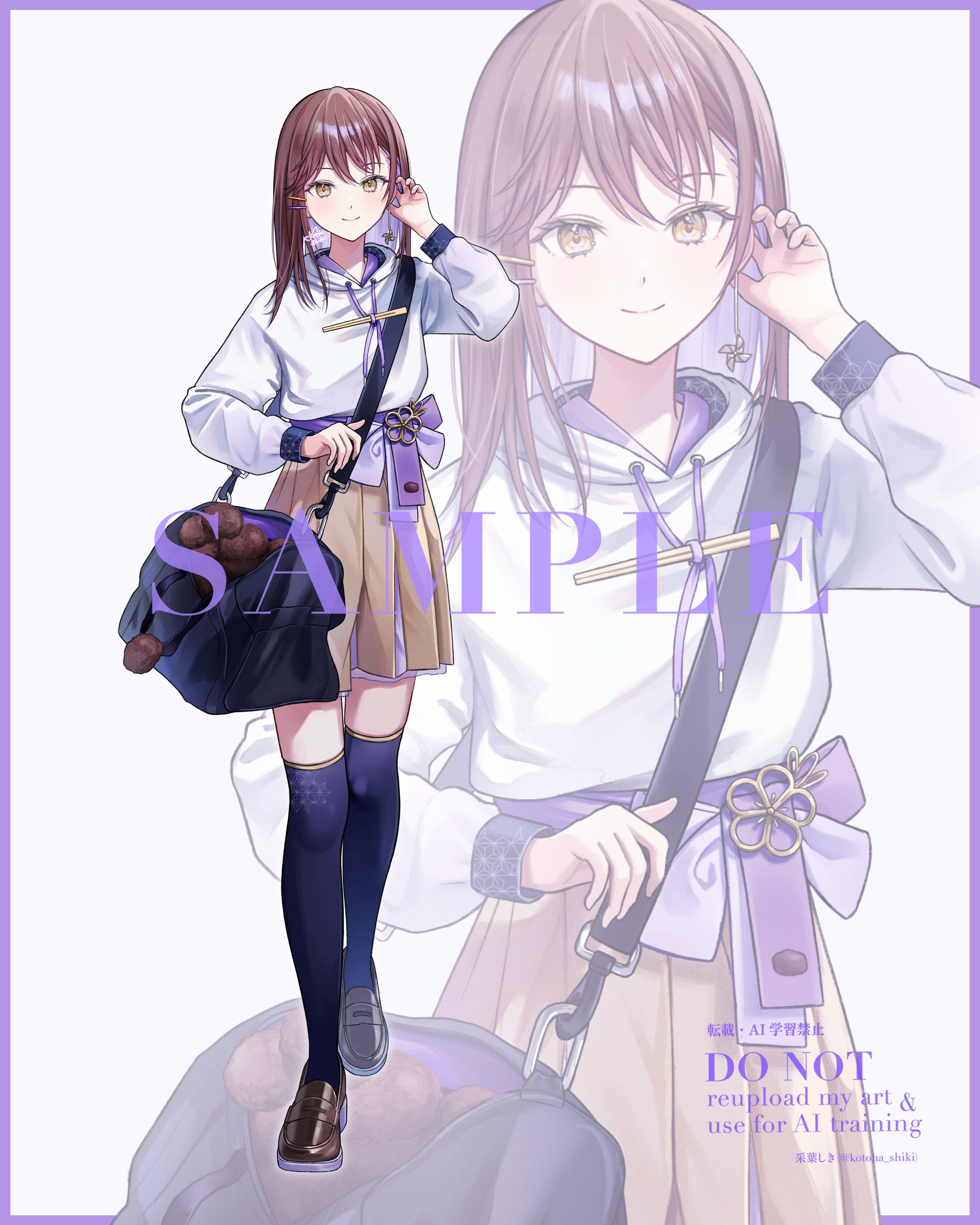 【キャラデザ/立ち絵】おはぎ様-1