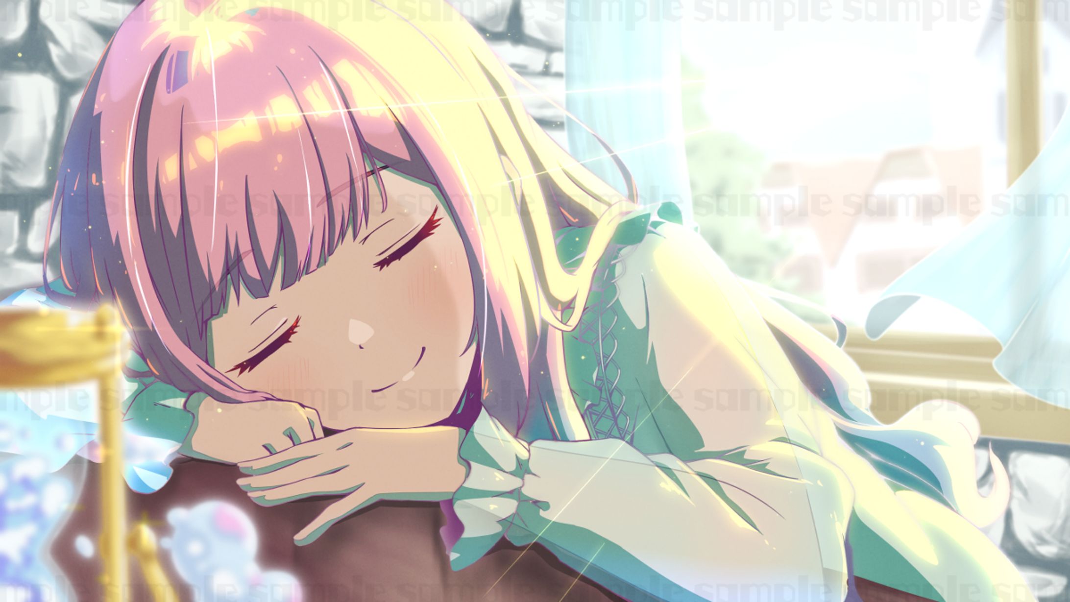 朝日とうたたね-1