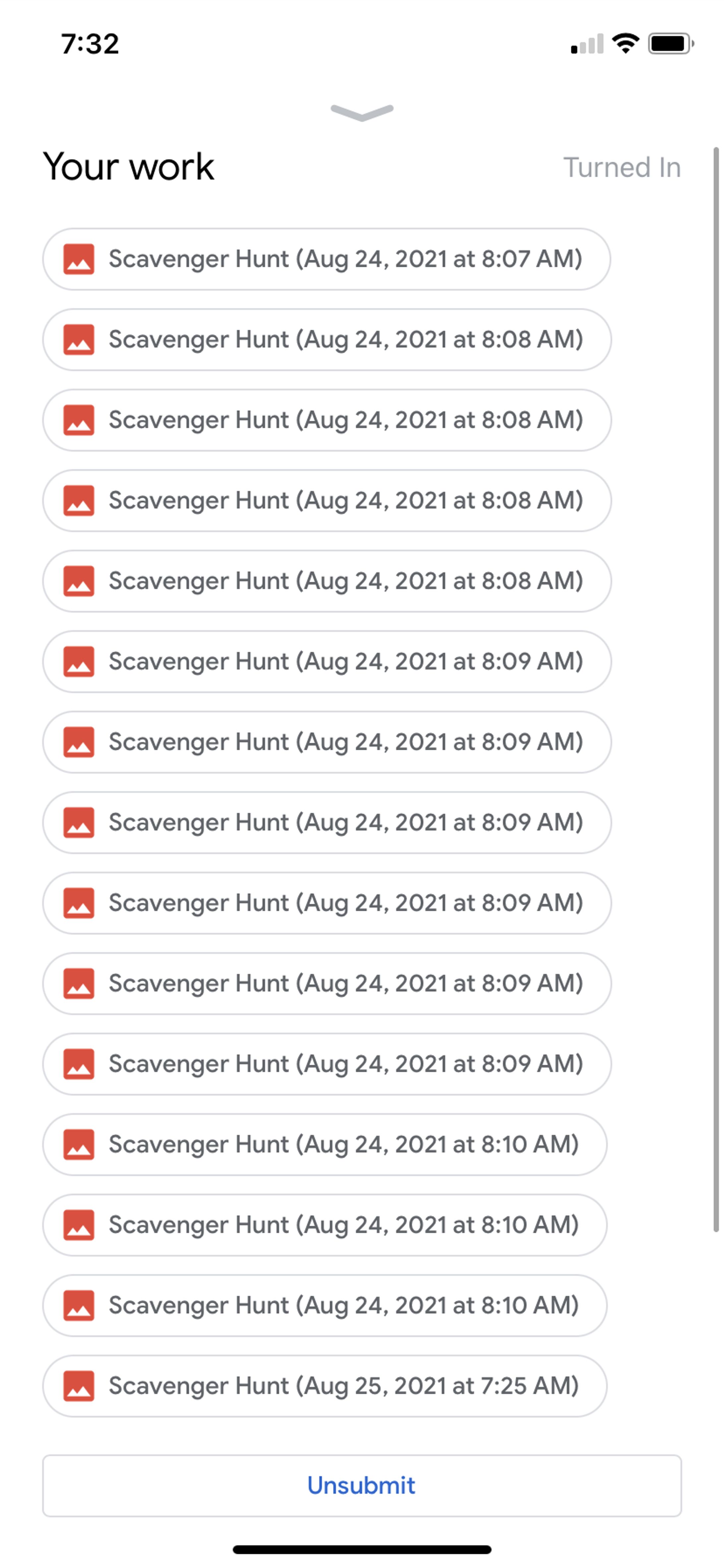 Scavenger hunt -1