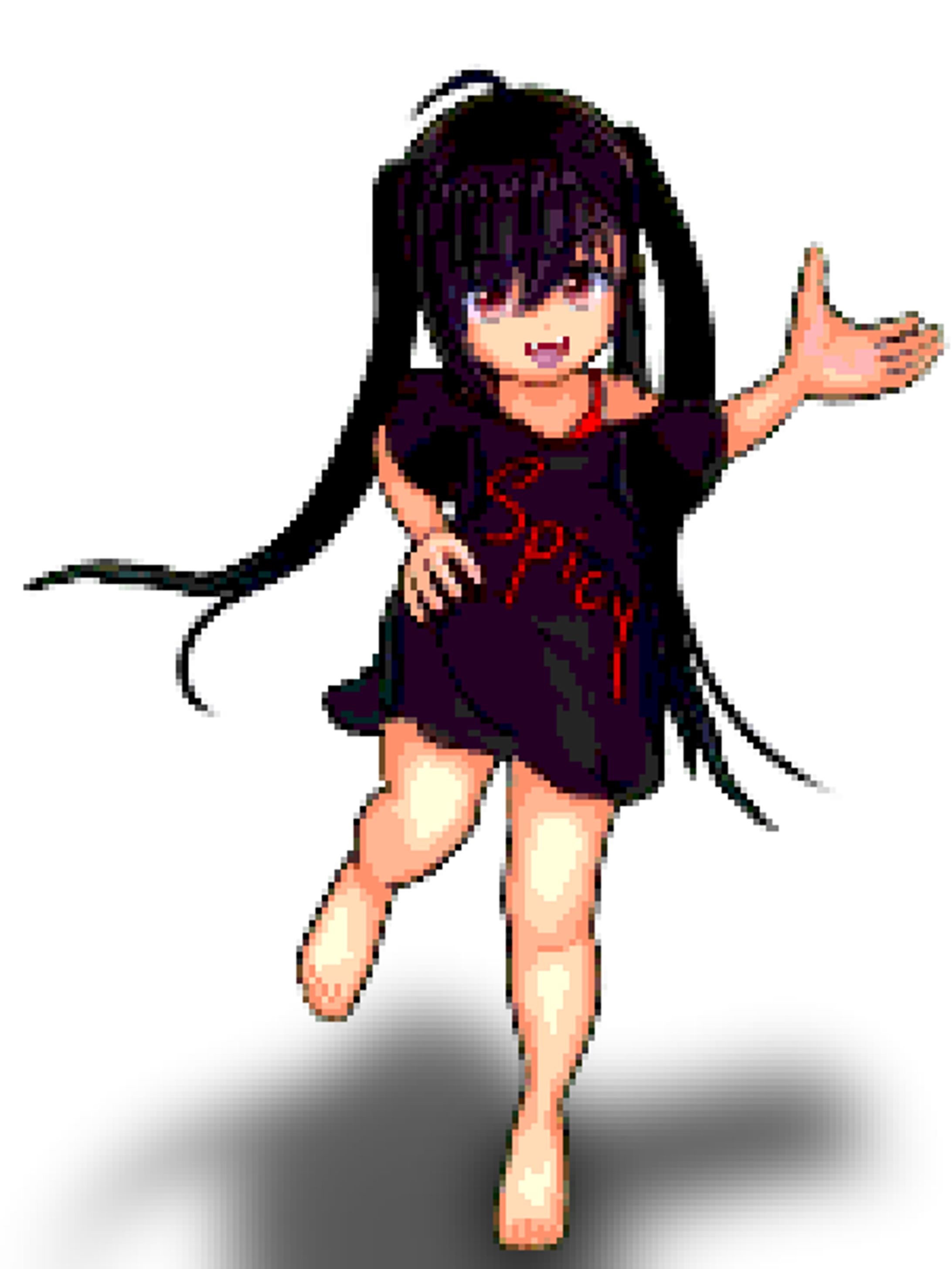 ドットpixel girl-1
