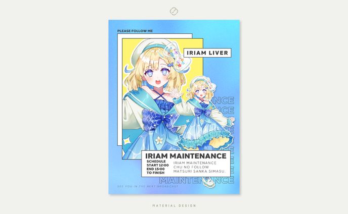 Vtuber素材-MATERIAL DESIGN