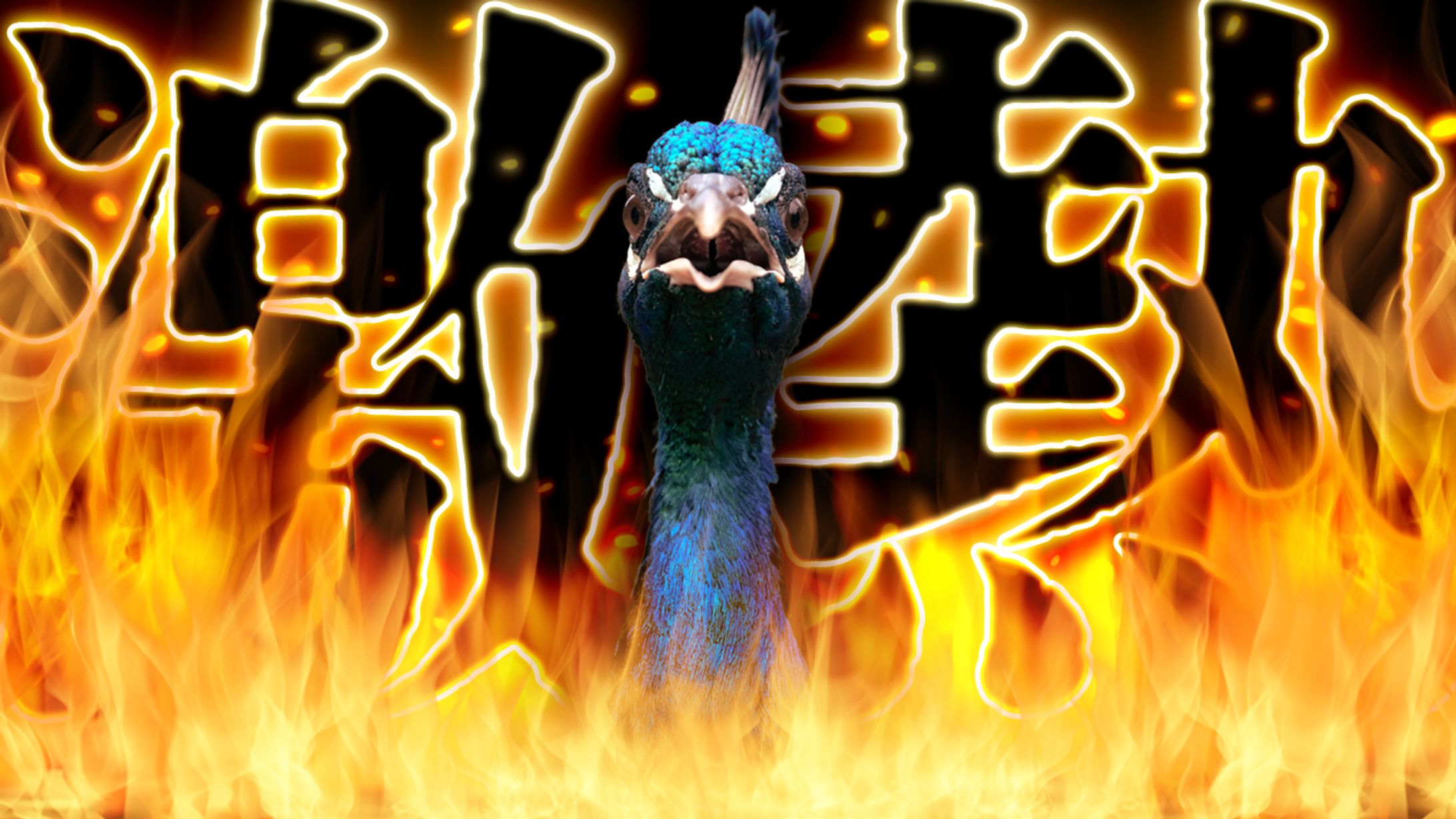 背景炎素材自作 激熱サムネイル（習作）-1