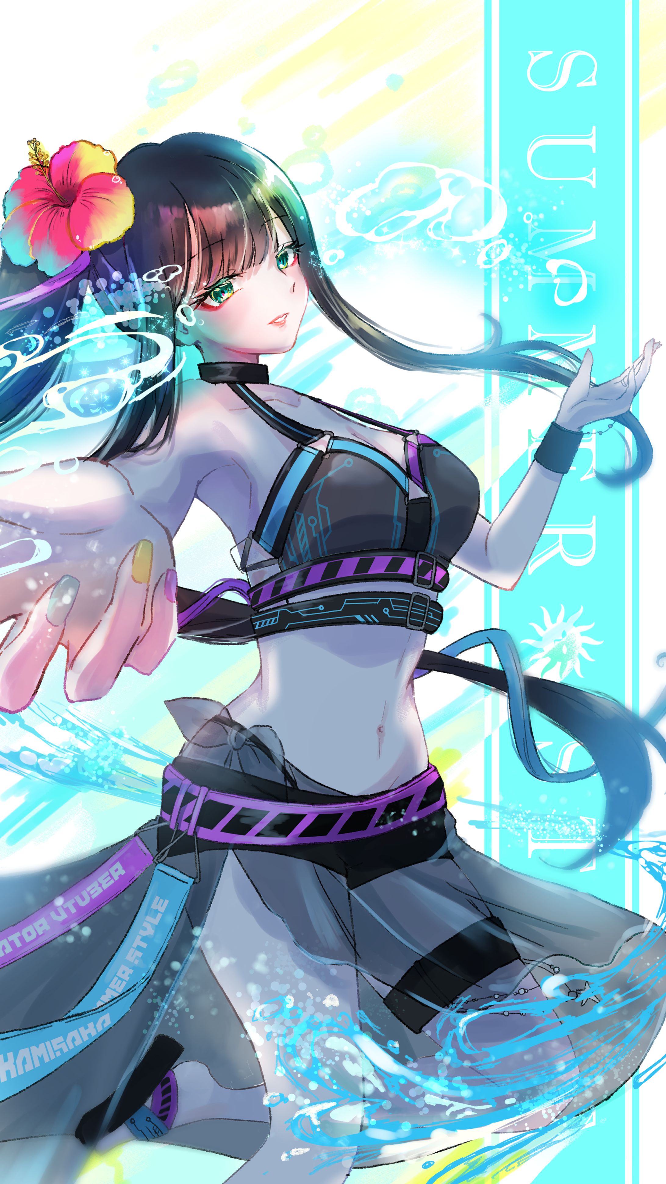 神坂仁水着イラスト-1