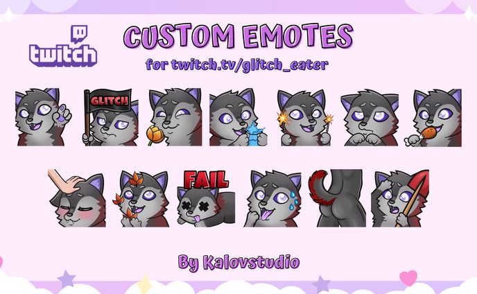 Emotes for Glitch_eater