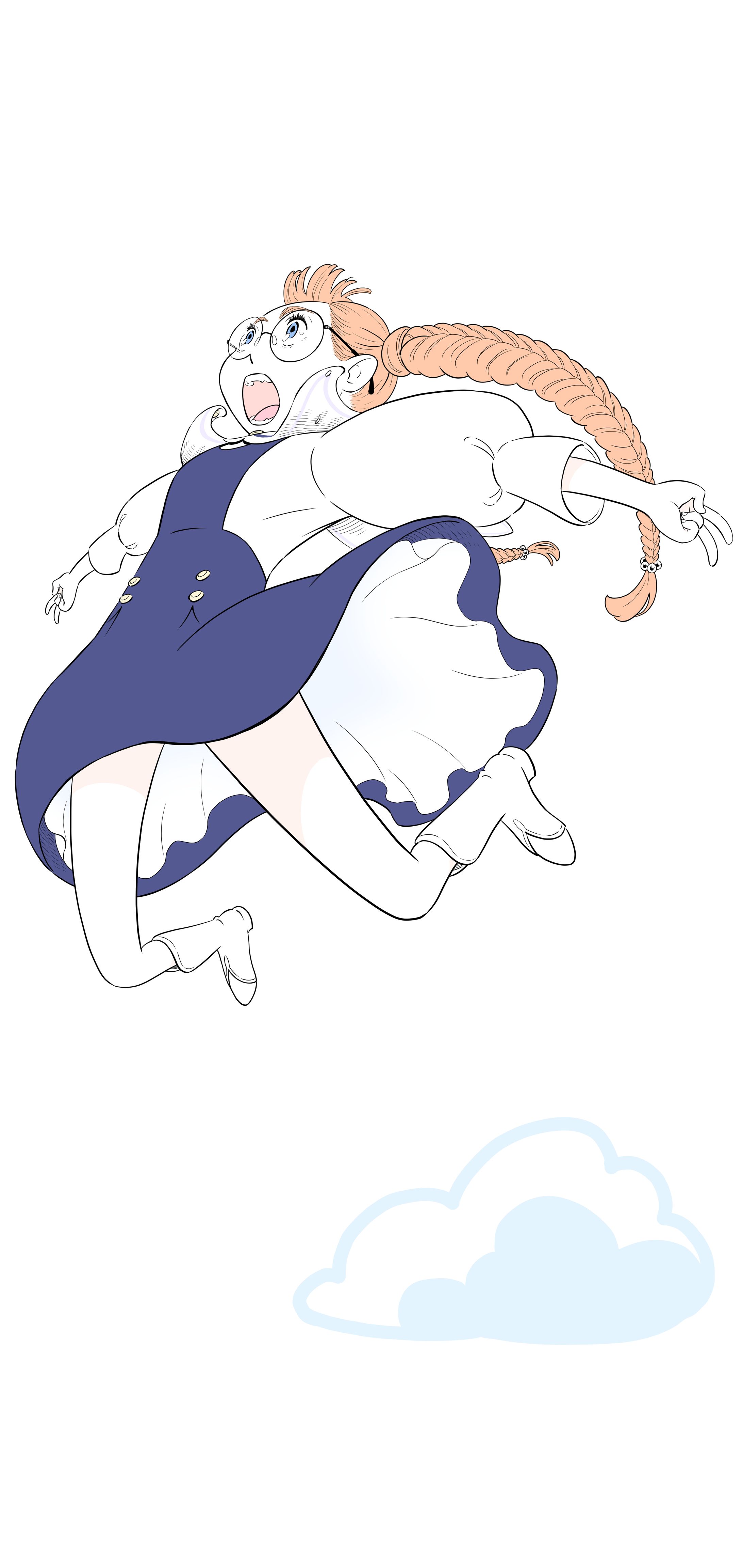 イラスト「ダブルピース」-1