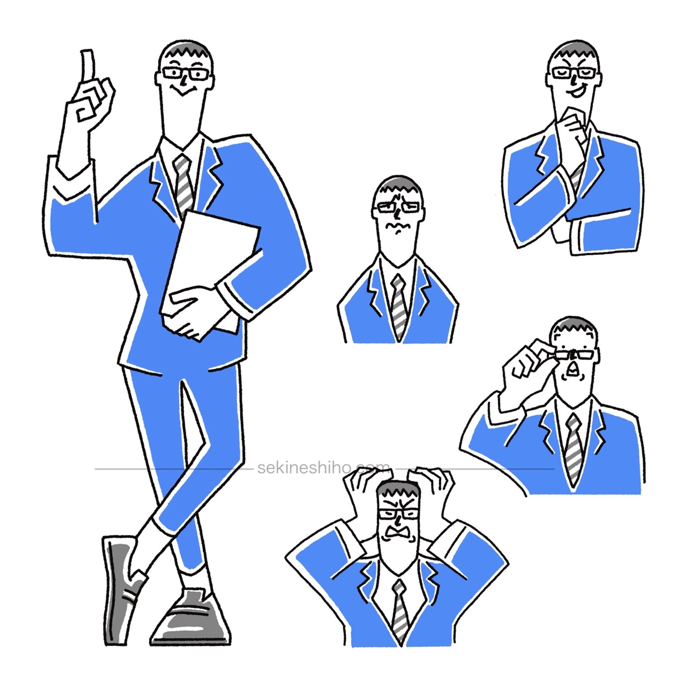 デフォルメ似顔絵キャラクター-1