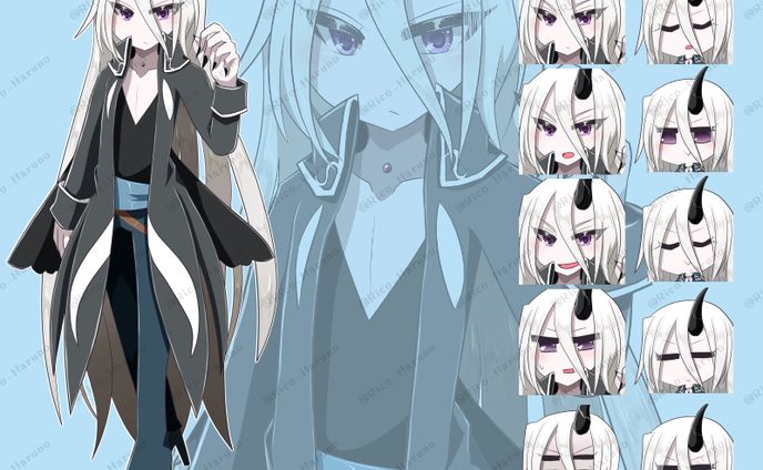 キャラクターデザイン・差分