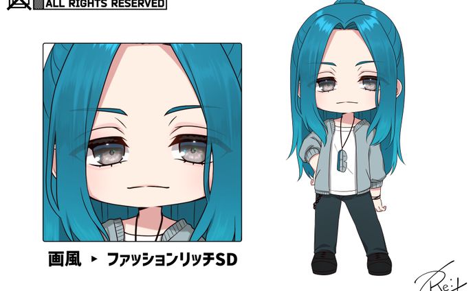 S!N / デフォルメイラスト