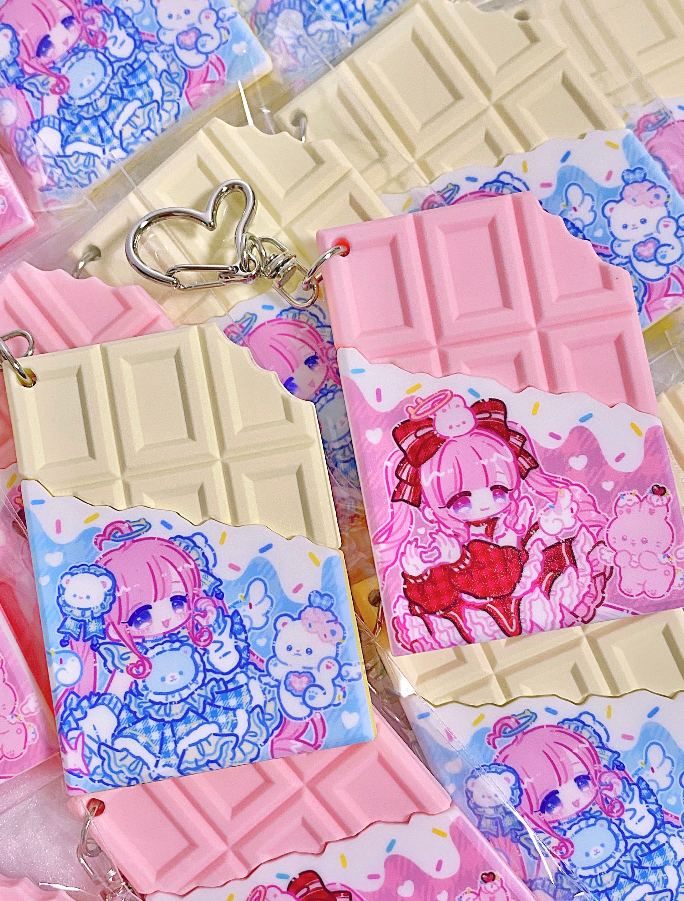 【GOODS】板チョコラバーキーホルダー-1
