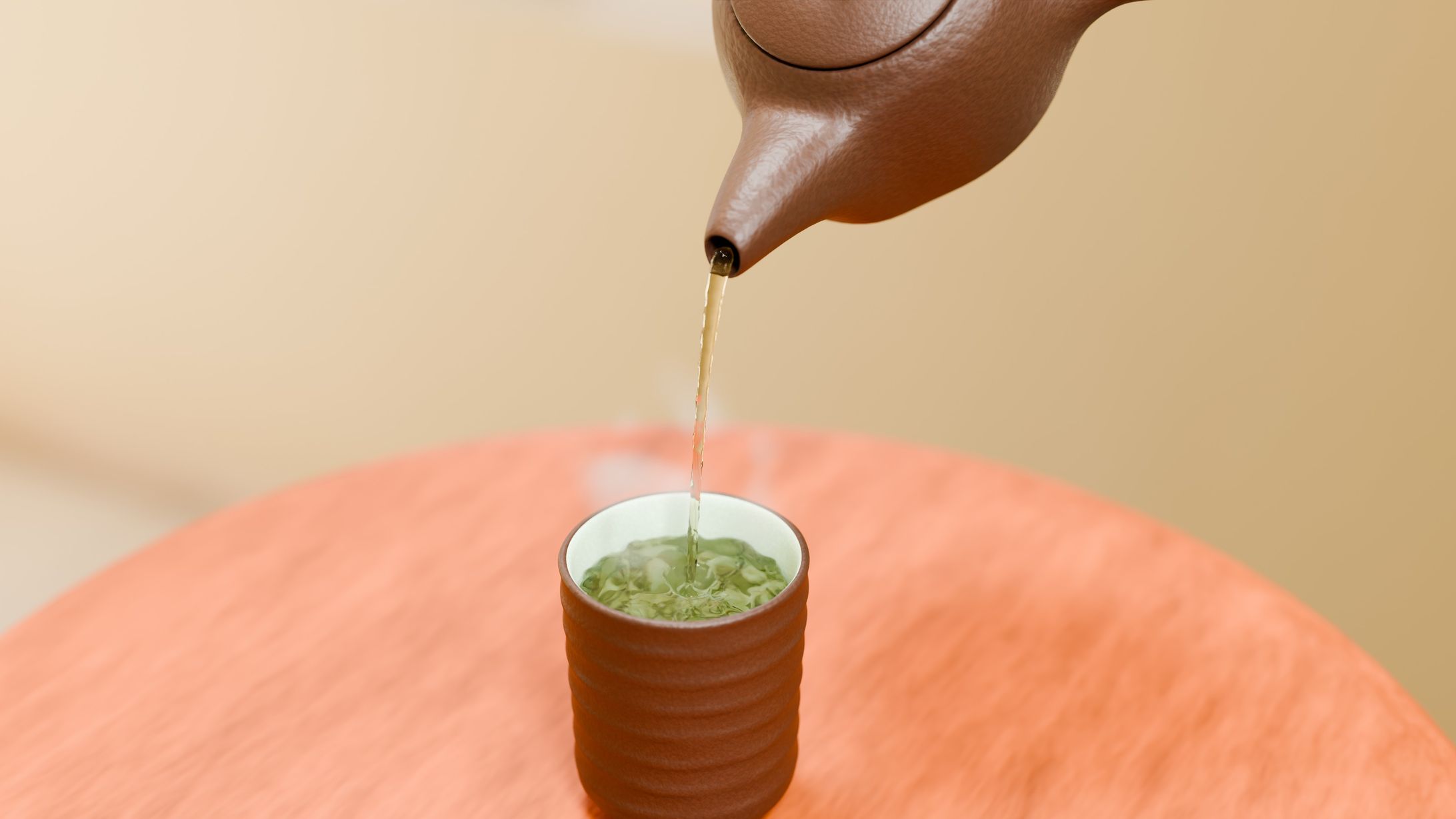 緑茶を注ぐ-1