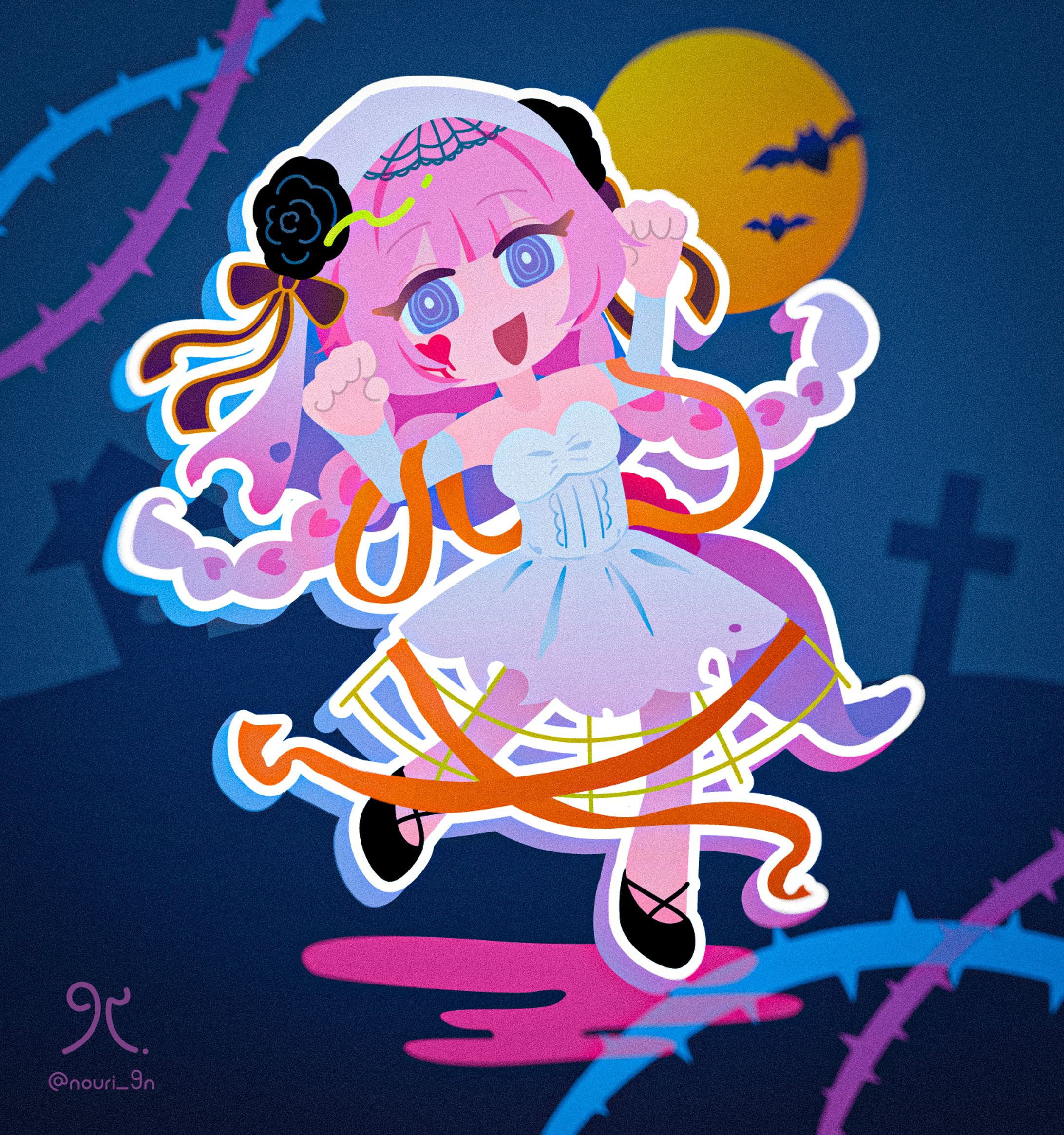 周央サンゴ　ファンアート-1