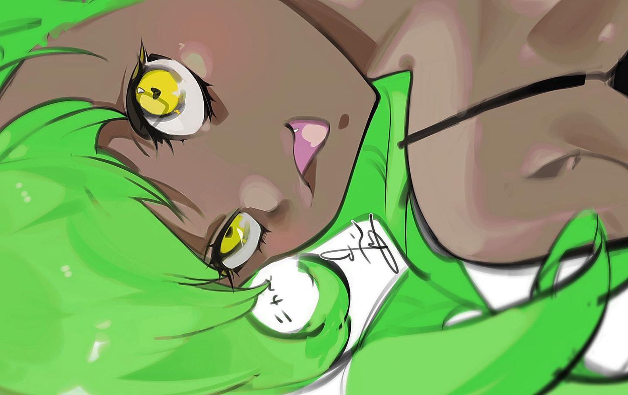 猫

#褐色 #タンクトップ #アニメ #イラストグラム #animeart-1