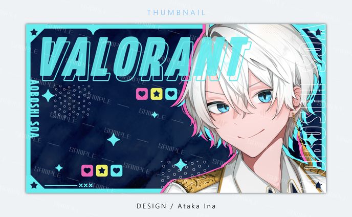 〚 サムネイル 〛VALORANT配信