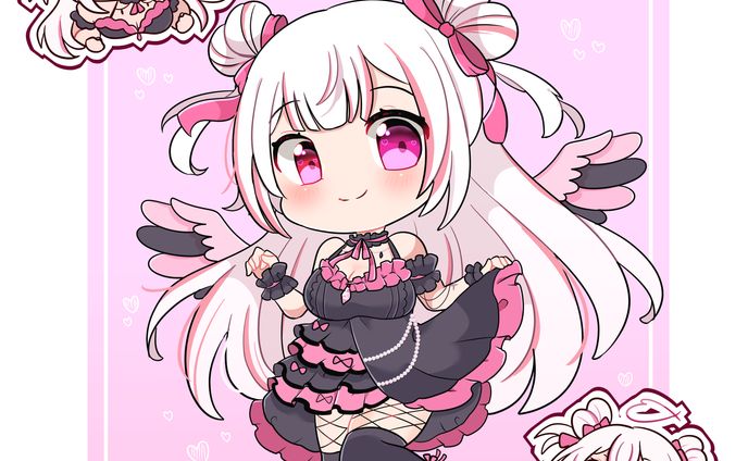 駄天使ぼたん様ご依頼イラスト