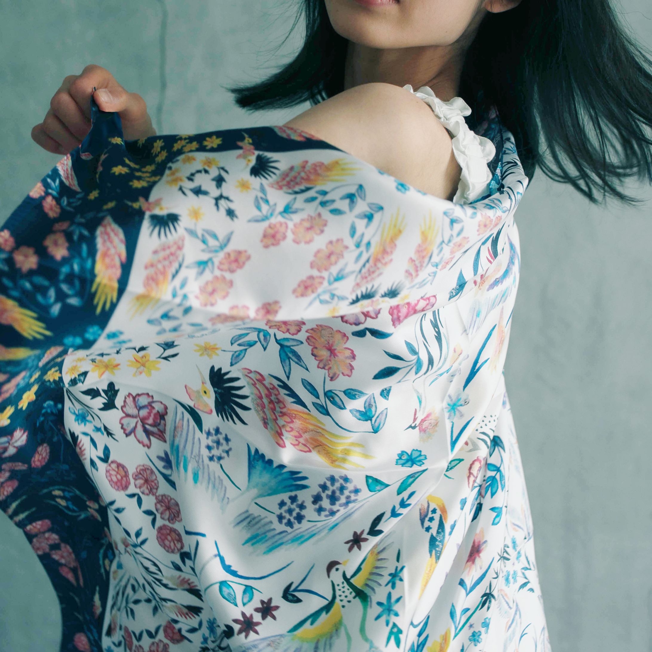 2022スカーフ（kaleidoscope）-1