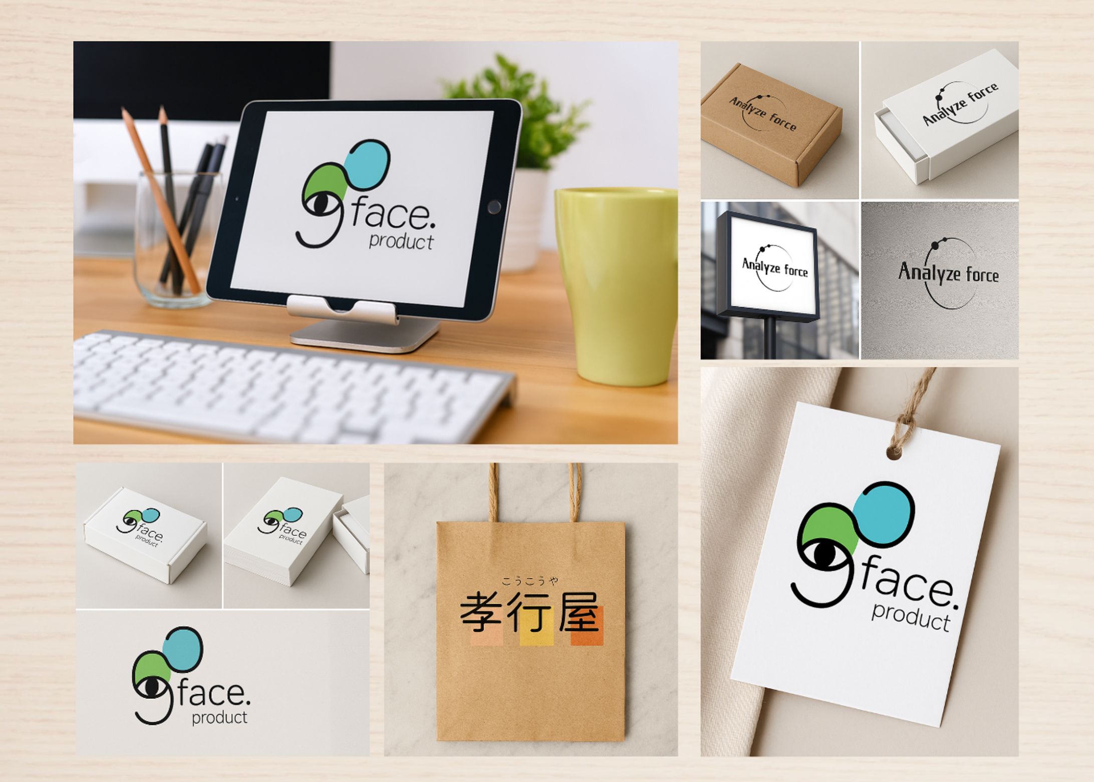 【サンプル】ロゴ使用イメージ X AI生成❶-1