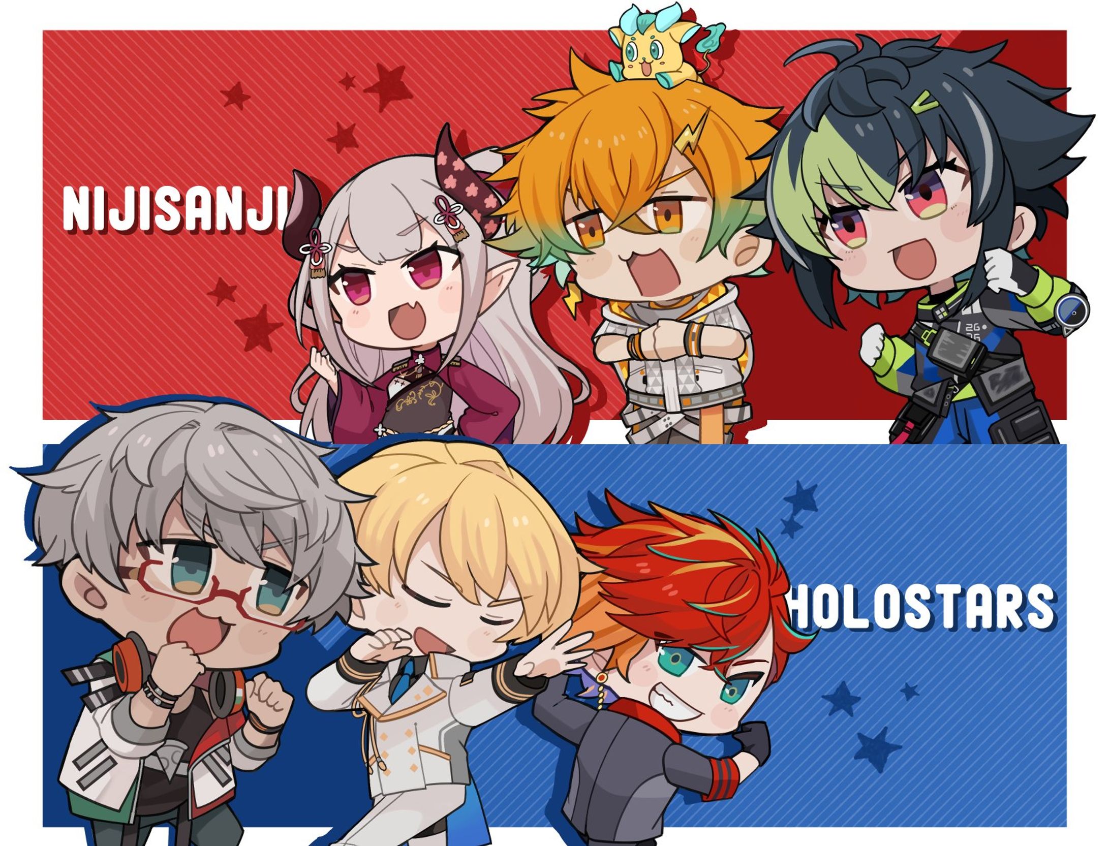 【二次創作】ストリートファイター対戦会イラスト-1